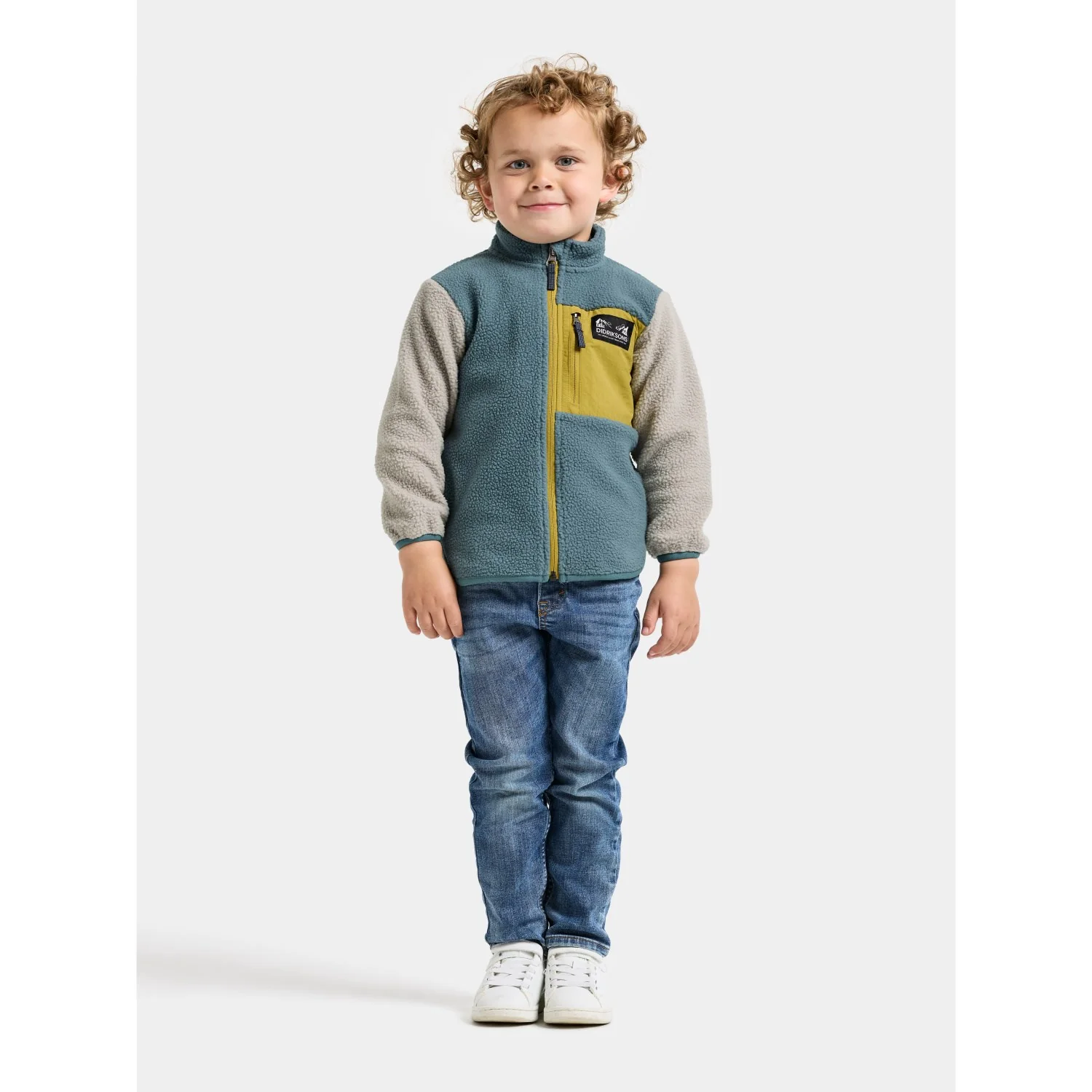 Didriksons Factory Blue Anten Kids Fullzip - Image 2