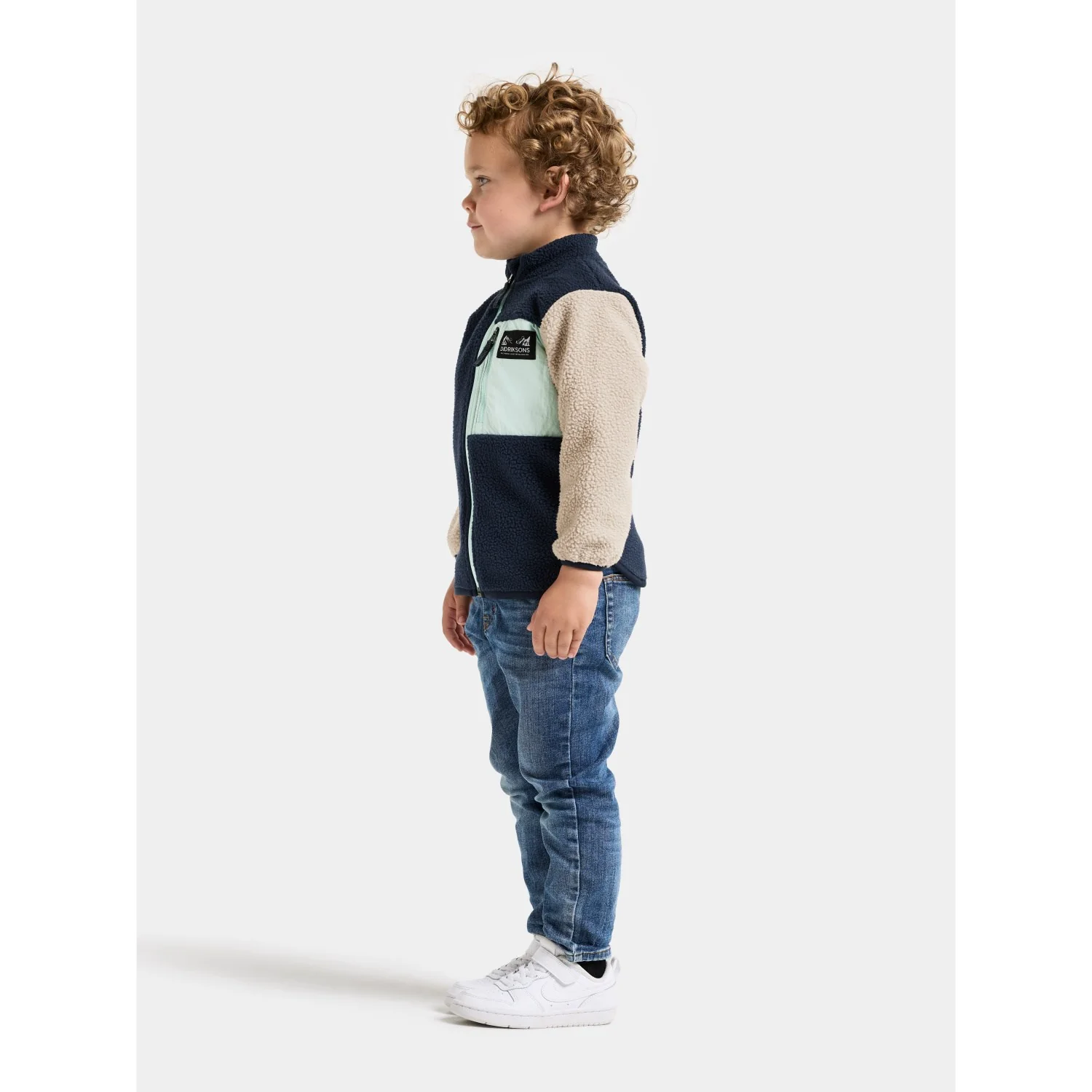 Didriksons Ocean Mint Anten Kids Fullzip - Image 6