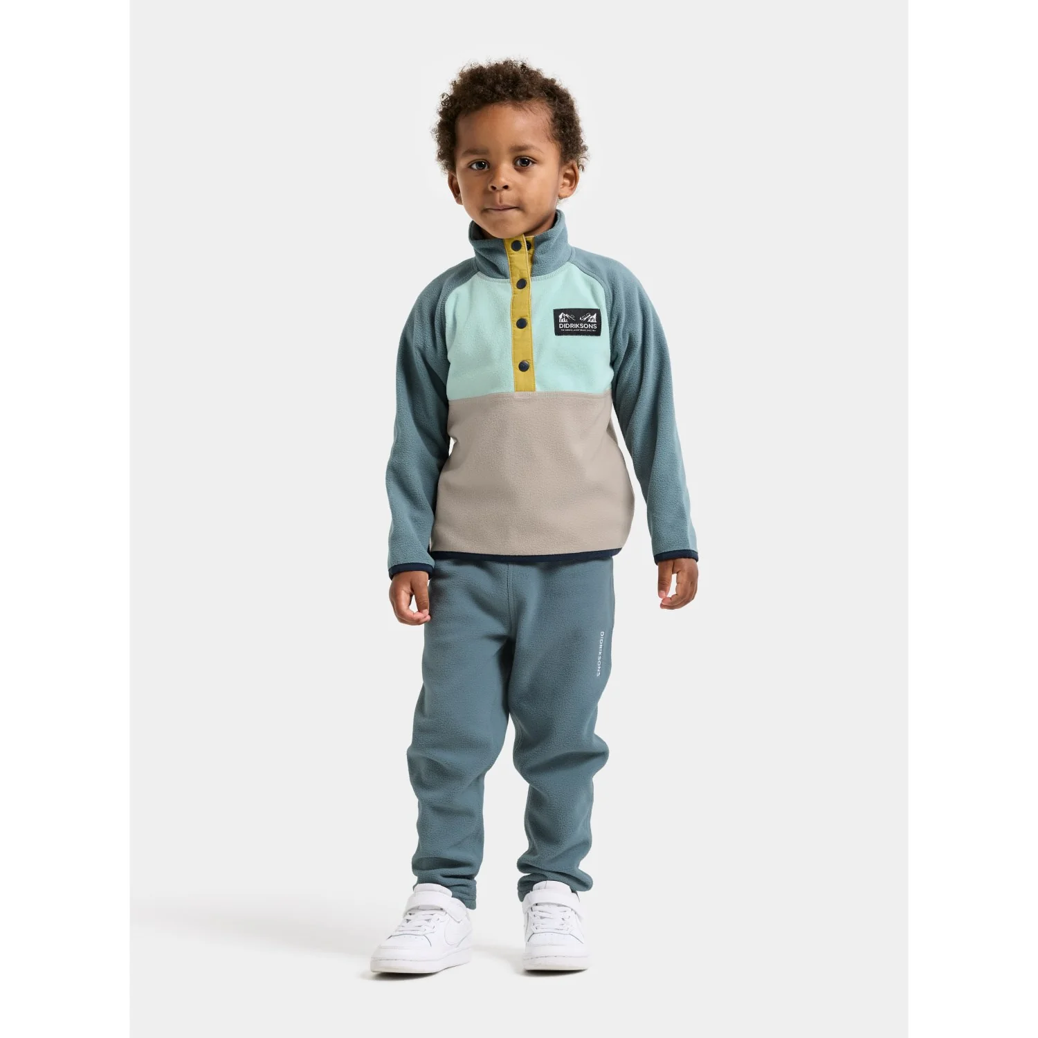 Didriksons Ocean Mint Monte Kids Half Bu 5 - Image 2