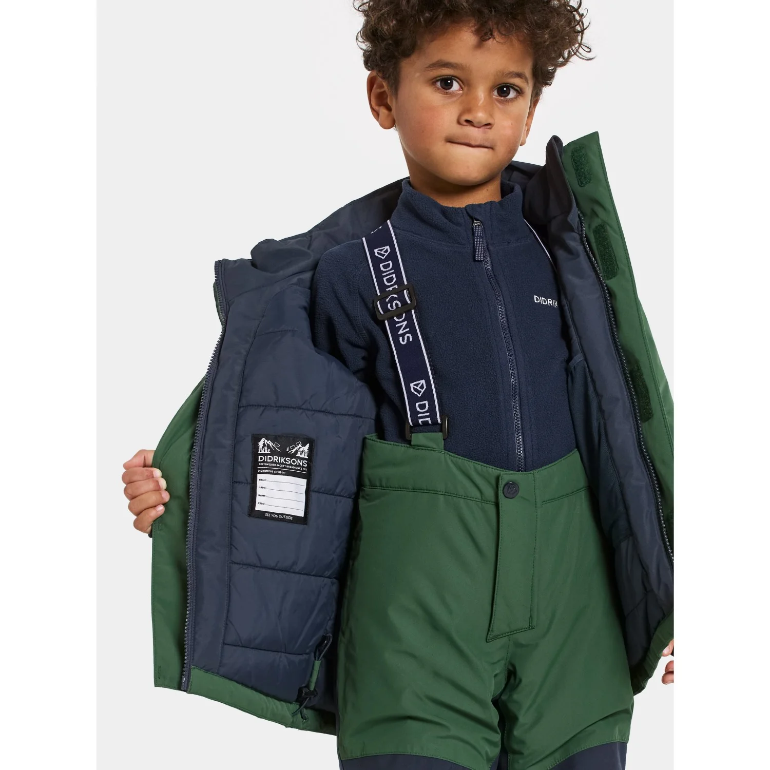 Didriksons Pine Green Skare Kids Sæt - Image 4