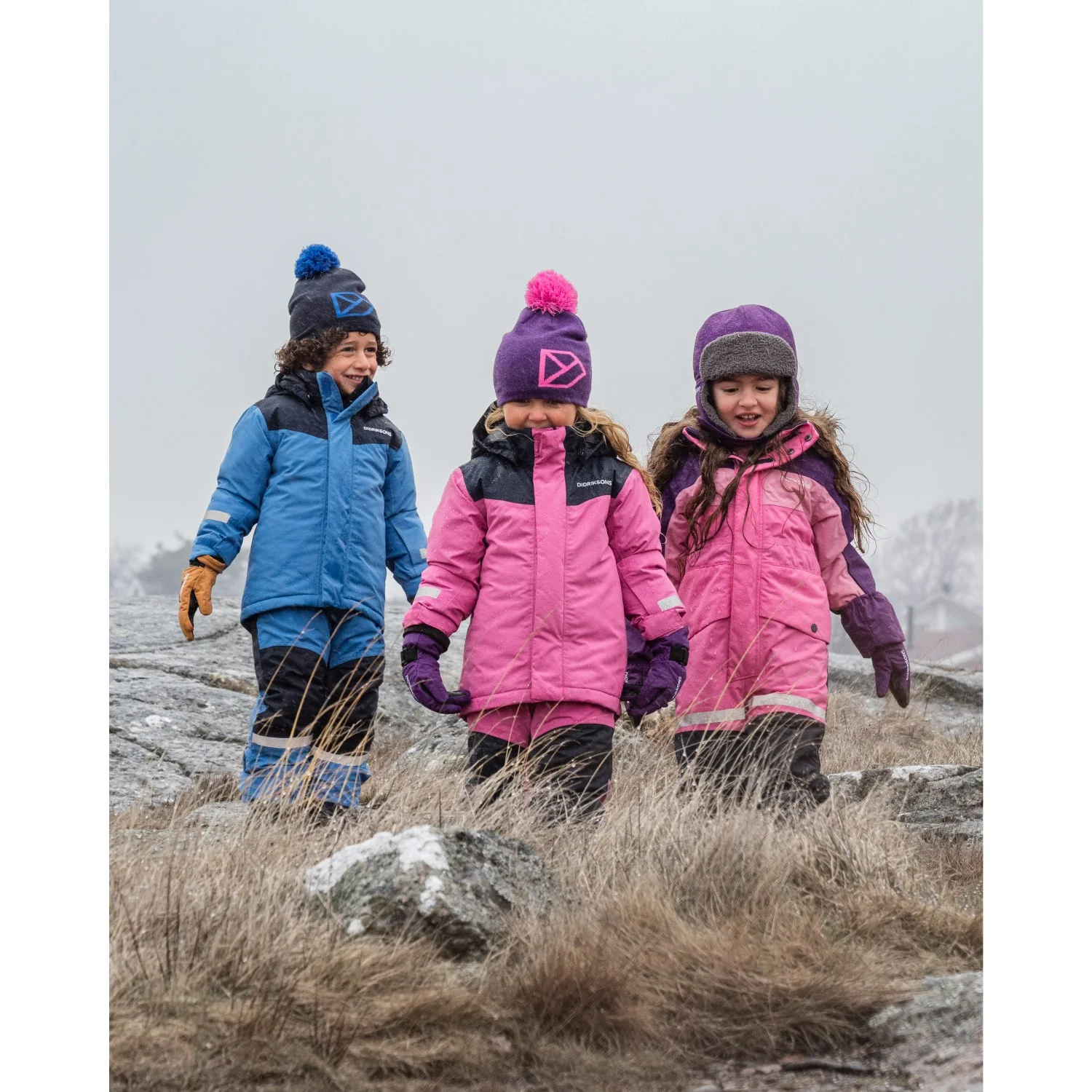 Didriksons Sweet Pink Skare Kids Sæt - Image 45