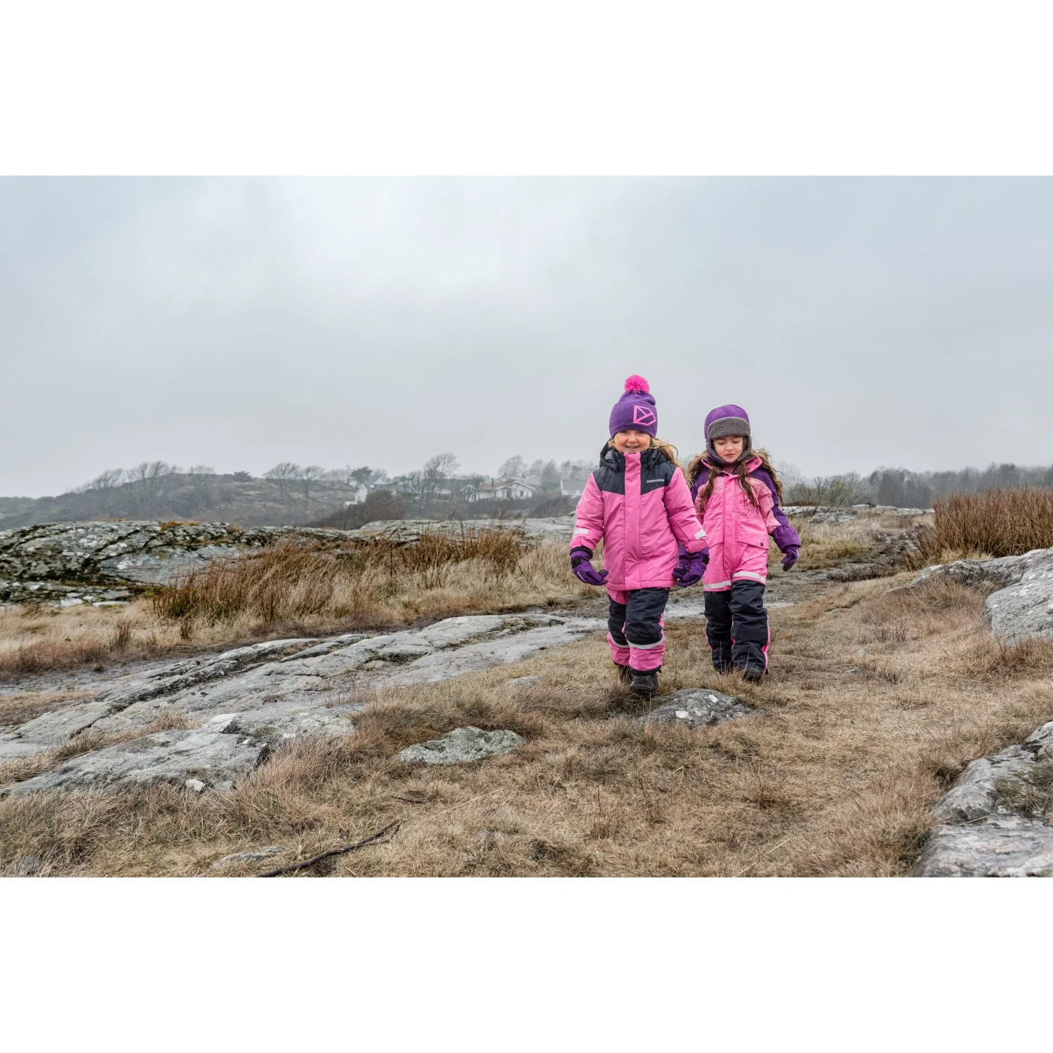 Didriksons Sweet Pink Skare Kids Sæt - Image 48