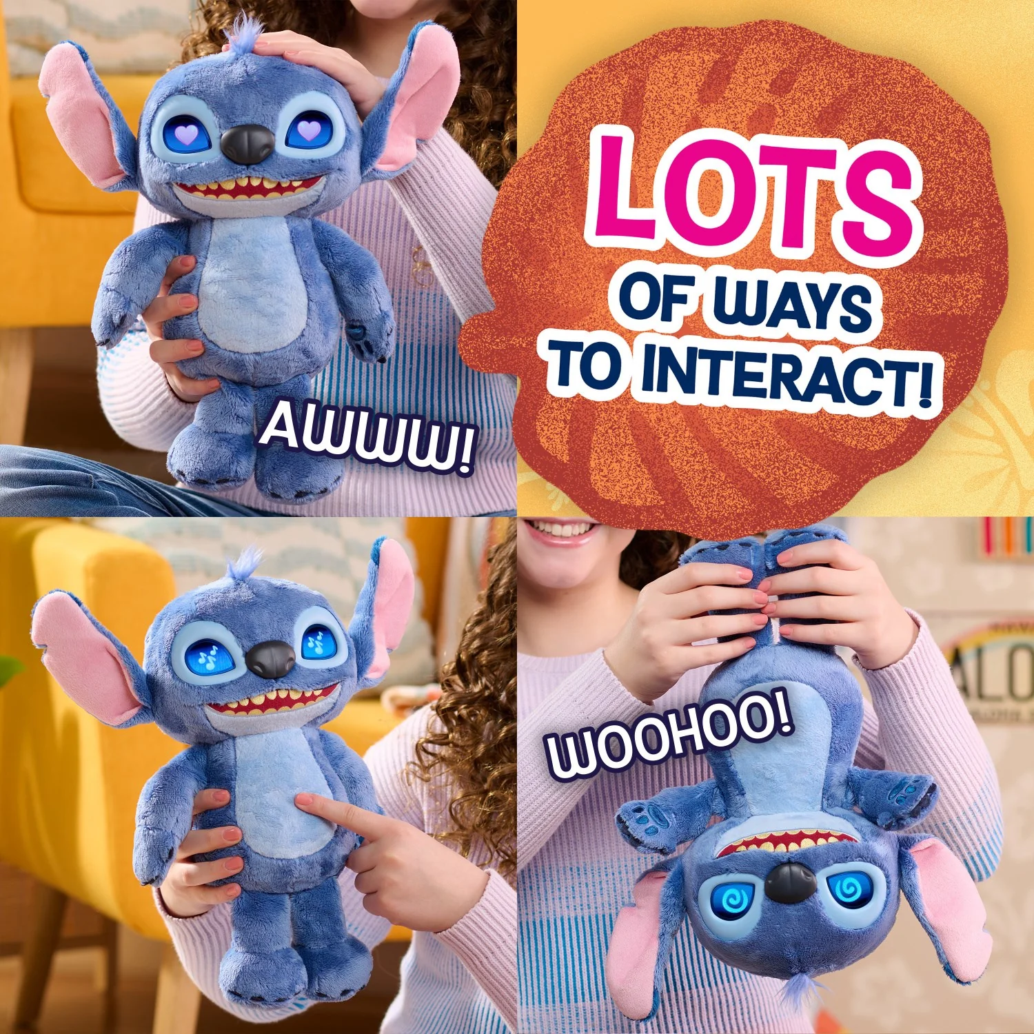 Disney Stitch Movie Emotive Eye Feature Plys 27 Cm - Image 4