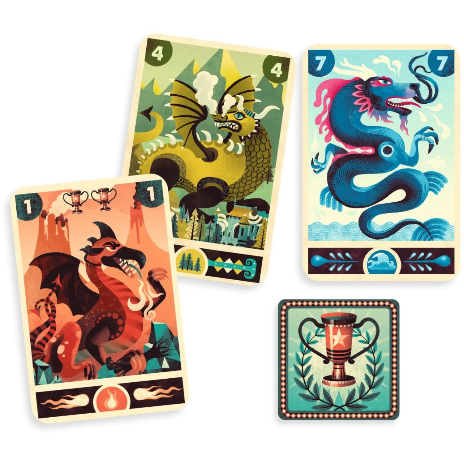 Djeco Kortspil, Dragon Deck - Image 3