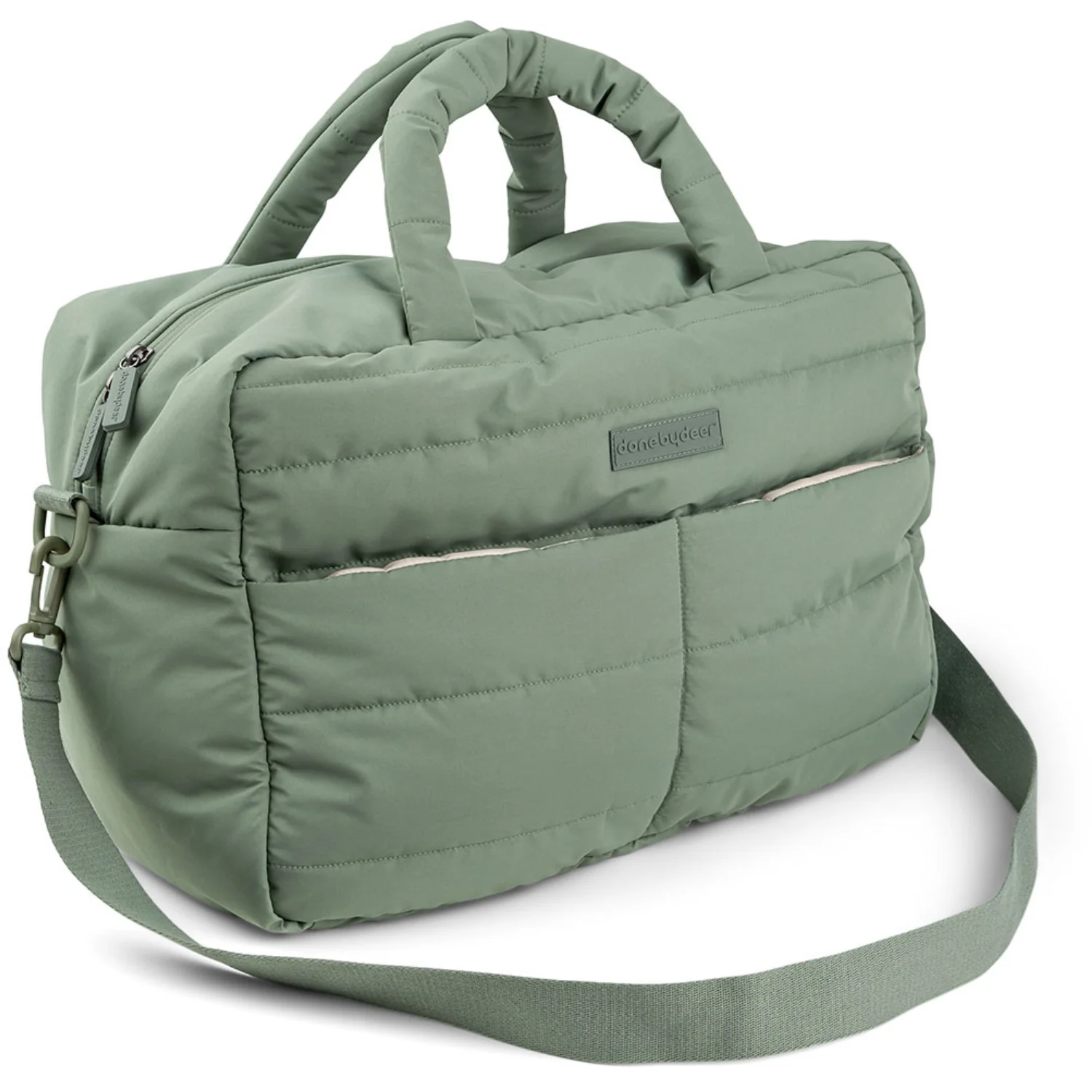DonebyDeer Green Quiltet Pusletaske - Image 15