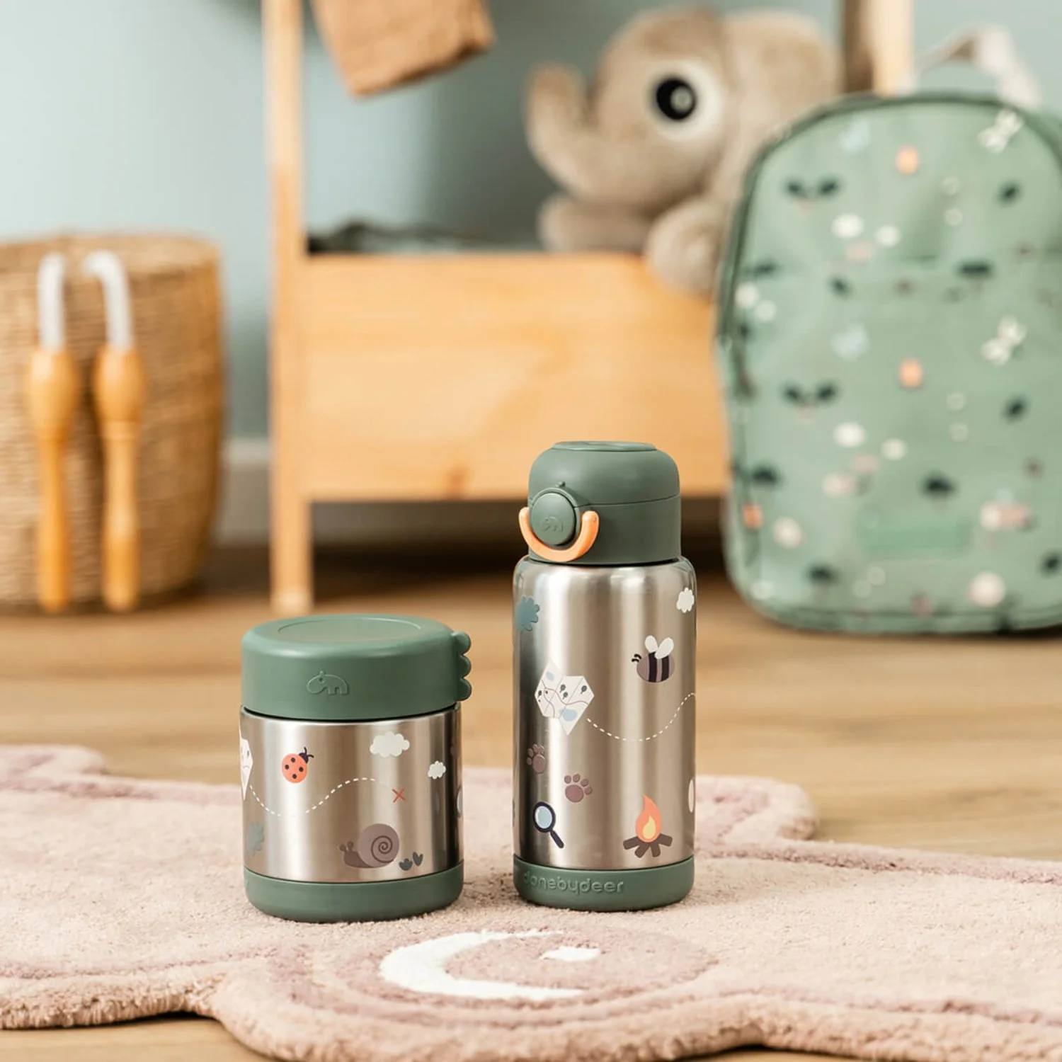DonebyDeer Green Tiny Trails Insulated Madbeholder - Image 7
