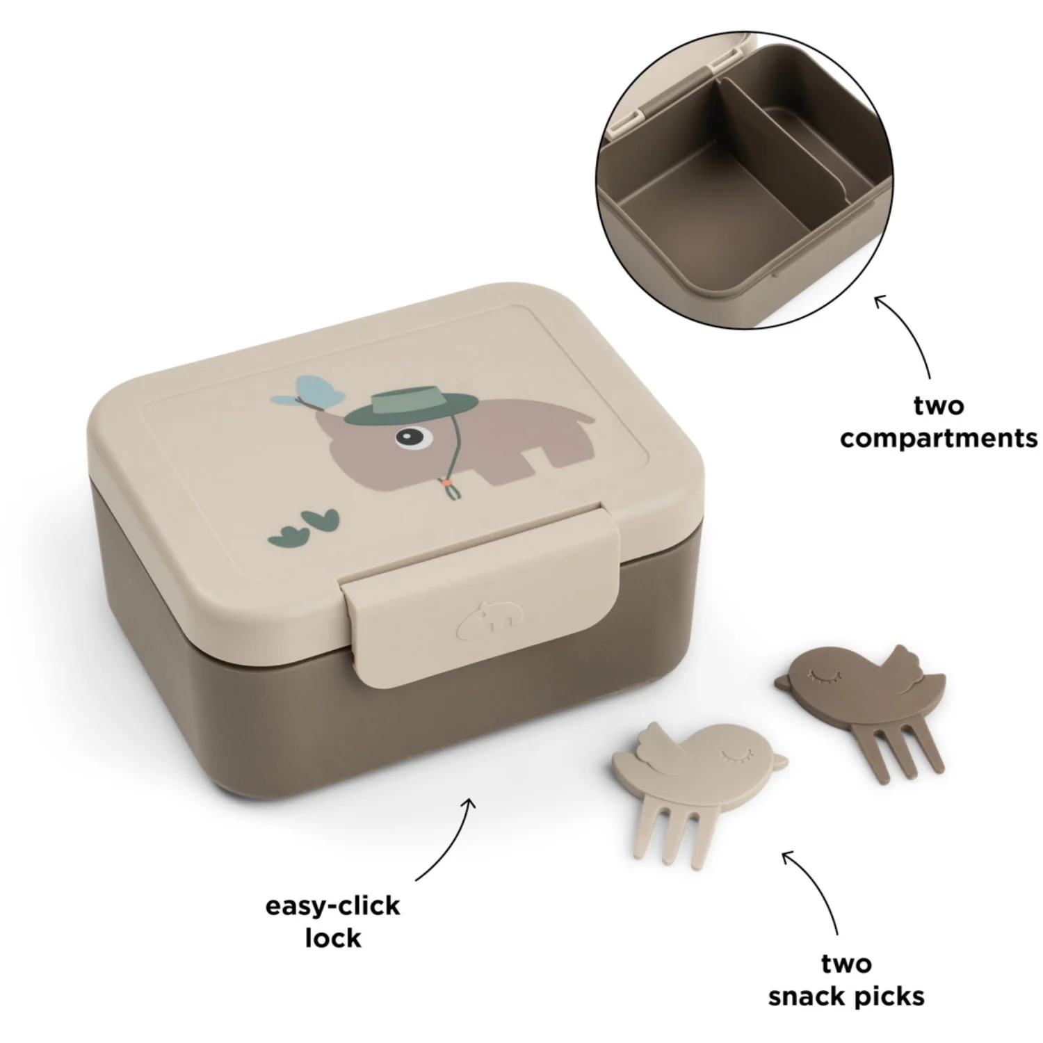 DonebyDeer Sand Tiny Trails Tiny Madkasse Med Snack Picks - Image 14