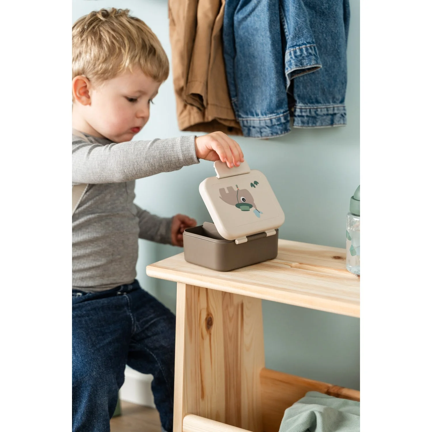 DonebyDeer Sand Tiny Trails Tiny Madkasse Med Snack Picks - Image 4