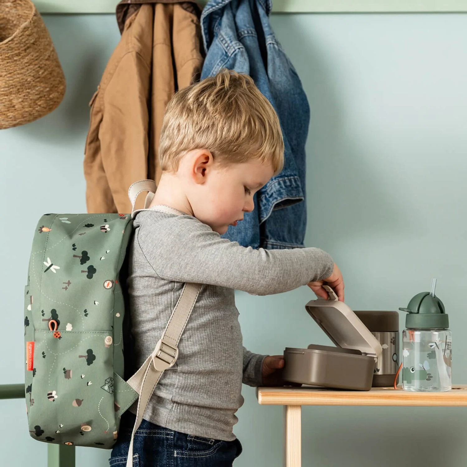 DonebyDeer Sand Tiny Trails Tiny Madkasse Med Snack Picks - Image 9