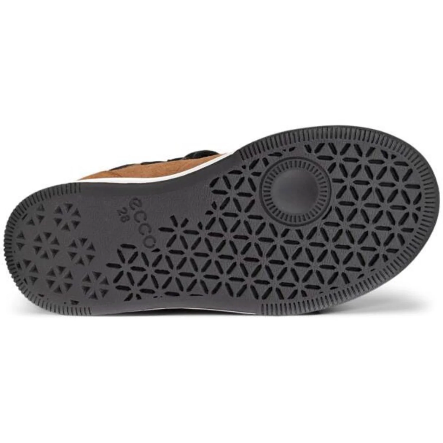 Ecco Black/Camel/Black Street Court K H Sneaker - Image 3