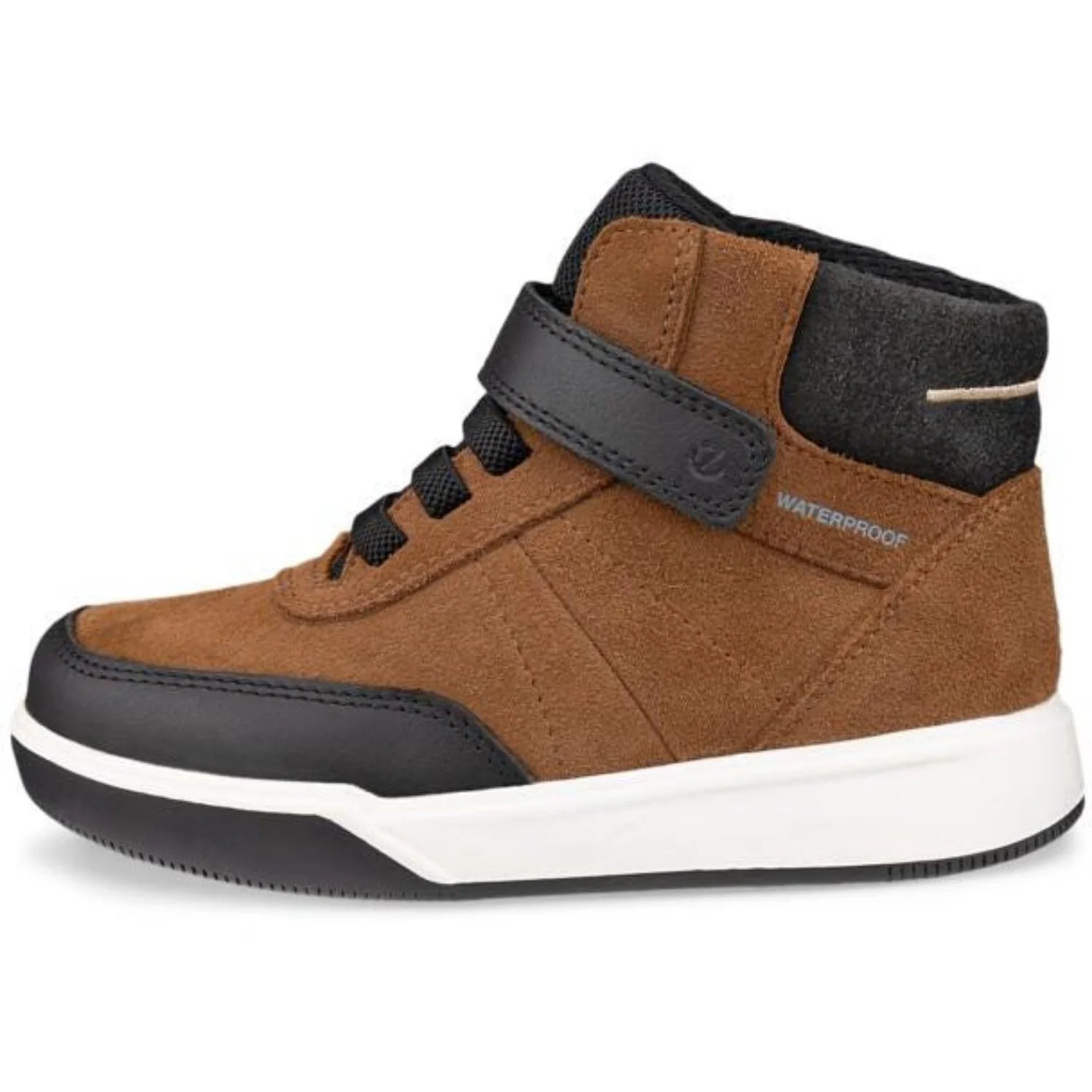 Ecco Black/Camel/Black Street Court K H Sneaker - Image 6