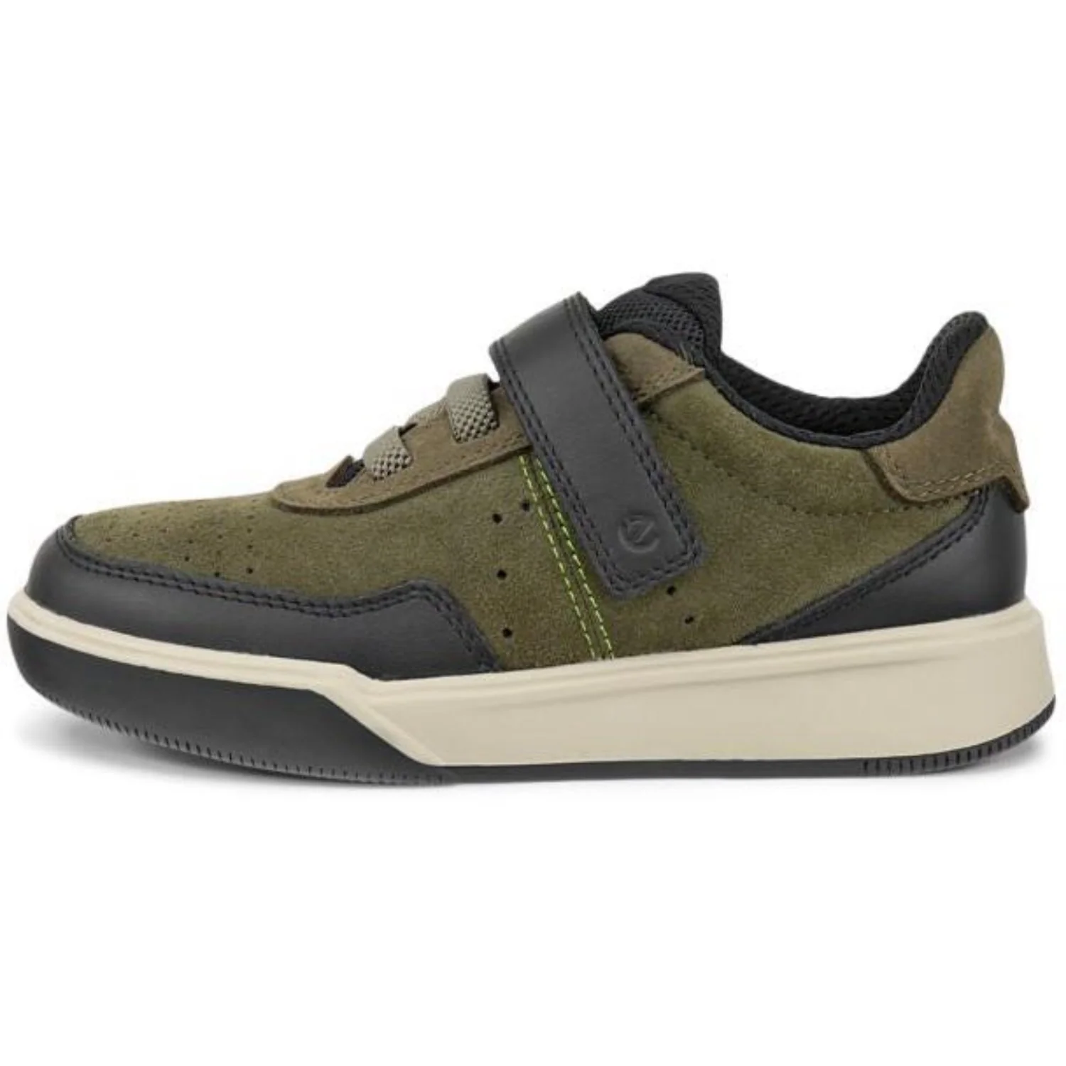 Ecco Black/Tarmac Street Court K Læder - Image 5