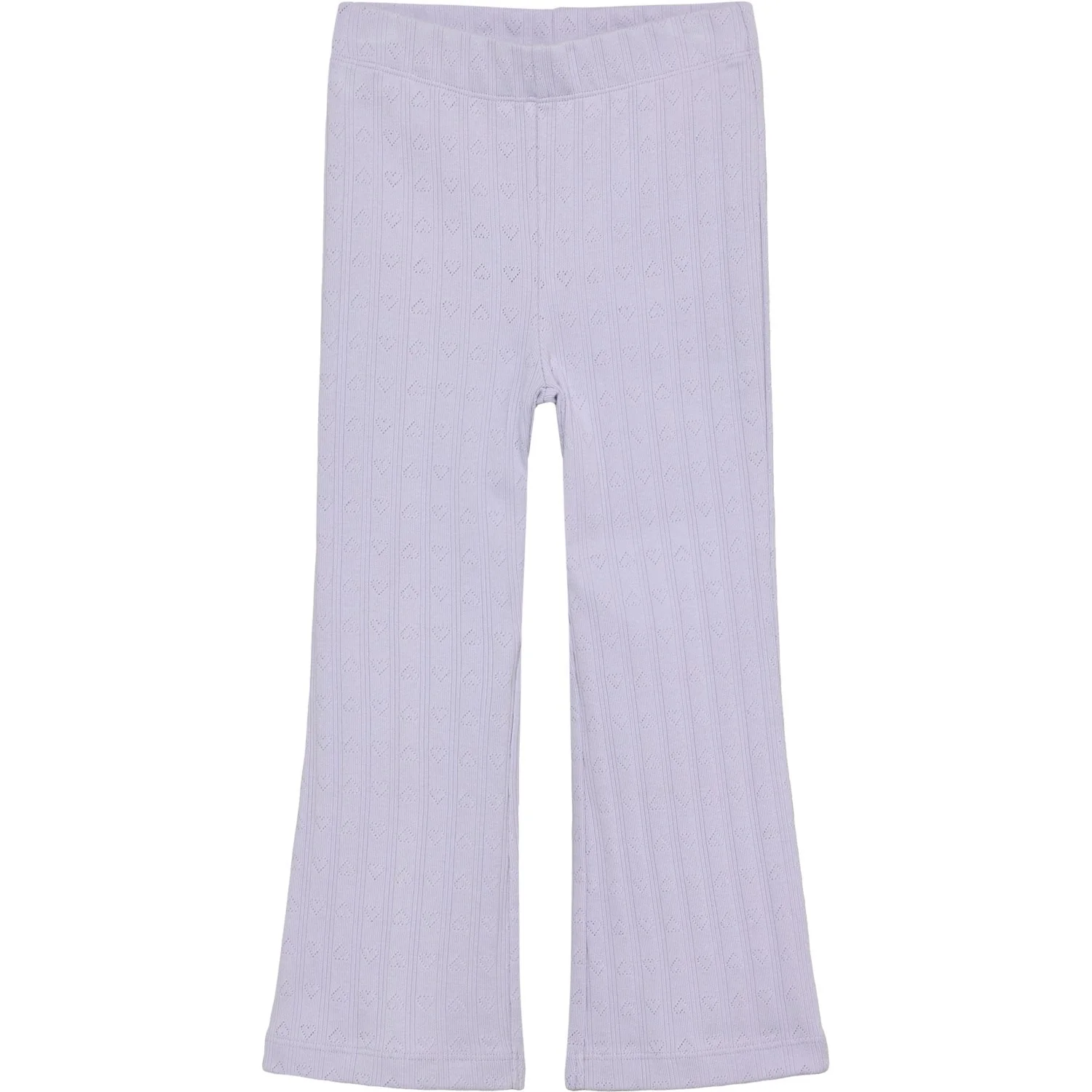 En Fant Purple Heather Leggings Pointelle