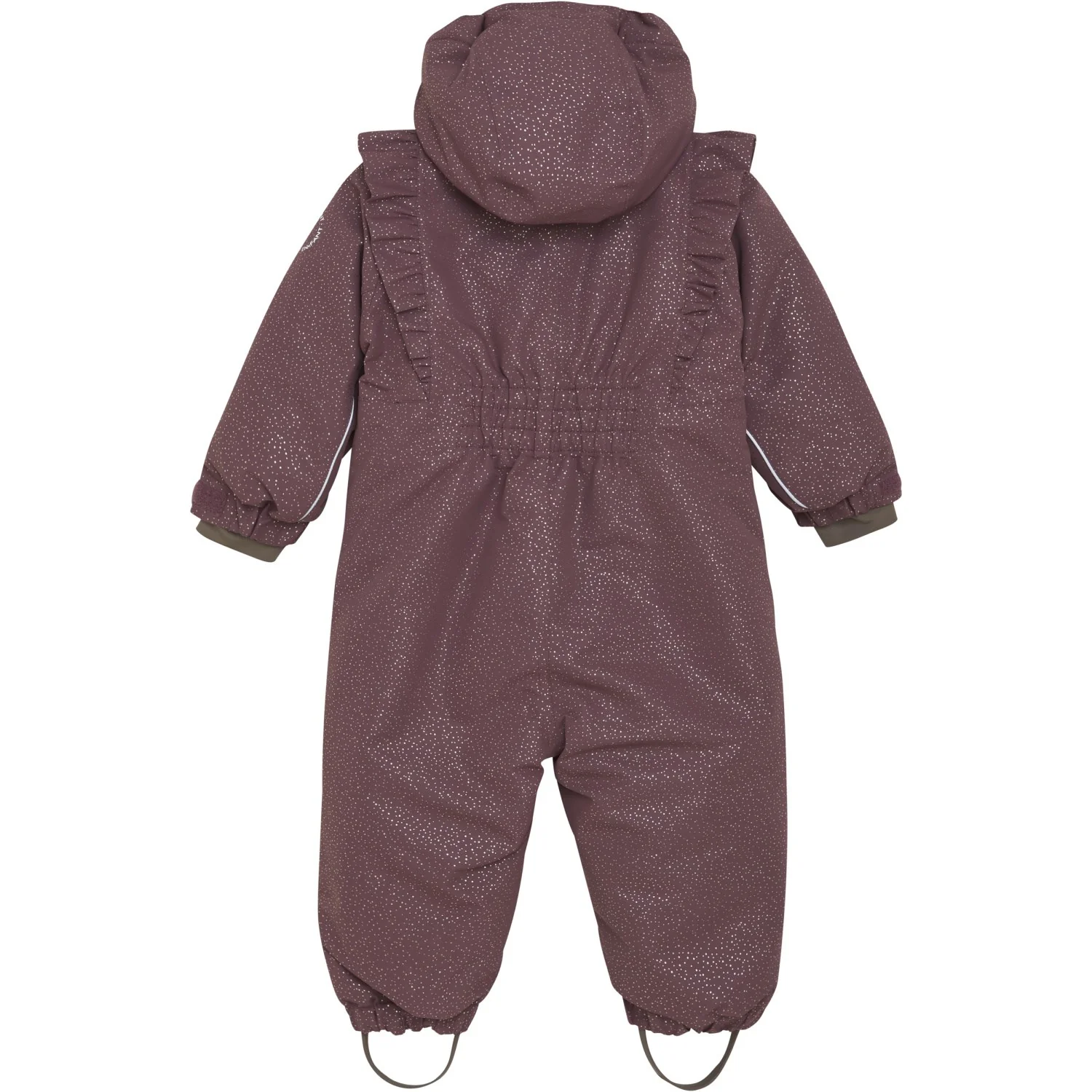 En Fant Rose Taupe Baby Flyverdragt W. Flæser - Image 4