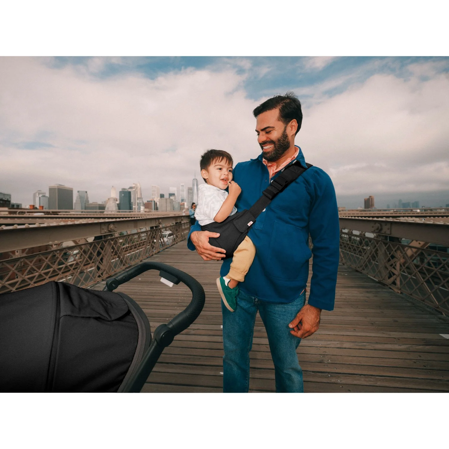 Ergobaby Onyx Black Upsie Slynge Bæresele - Image 2