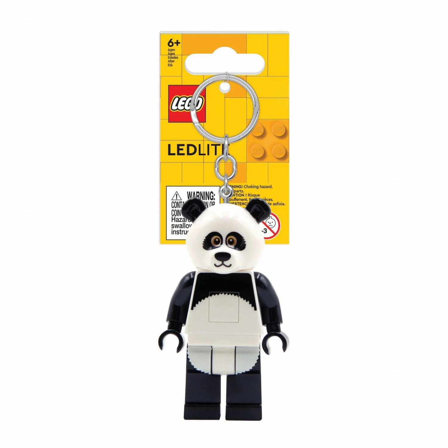 Euromic Lego® Minifigures™ Nøglering Med LED Lys Panda Guy