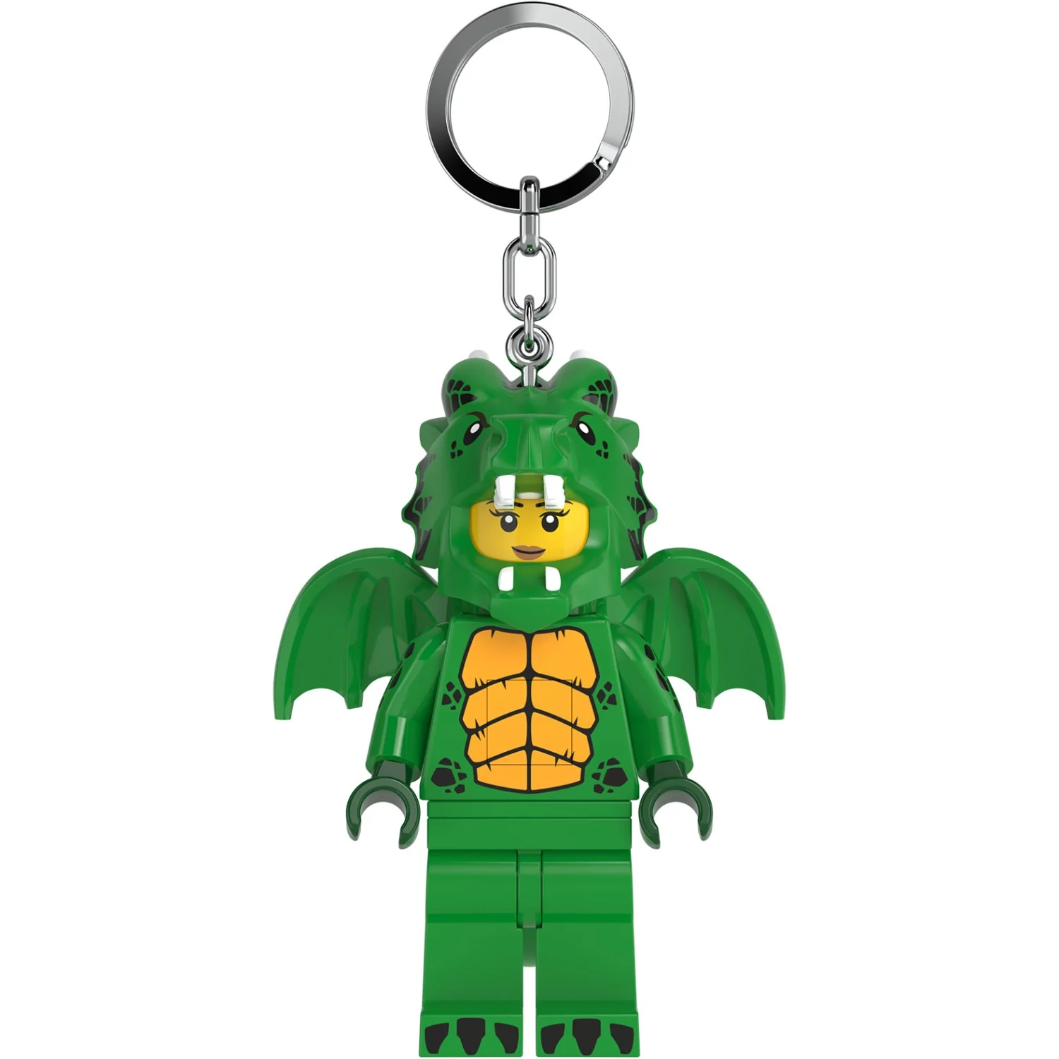 Euromic Lego® Minifigures™ Nøglering Med Lys Green Dragon Girl
