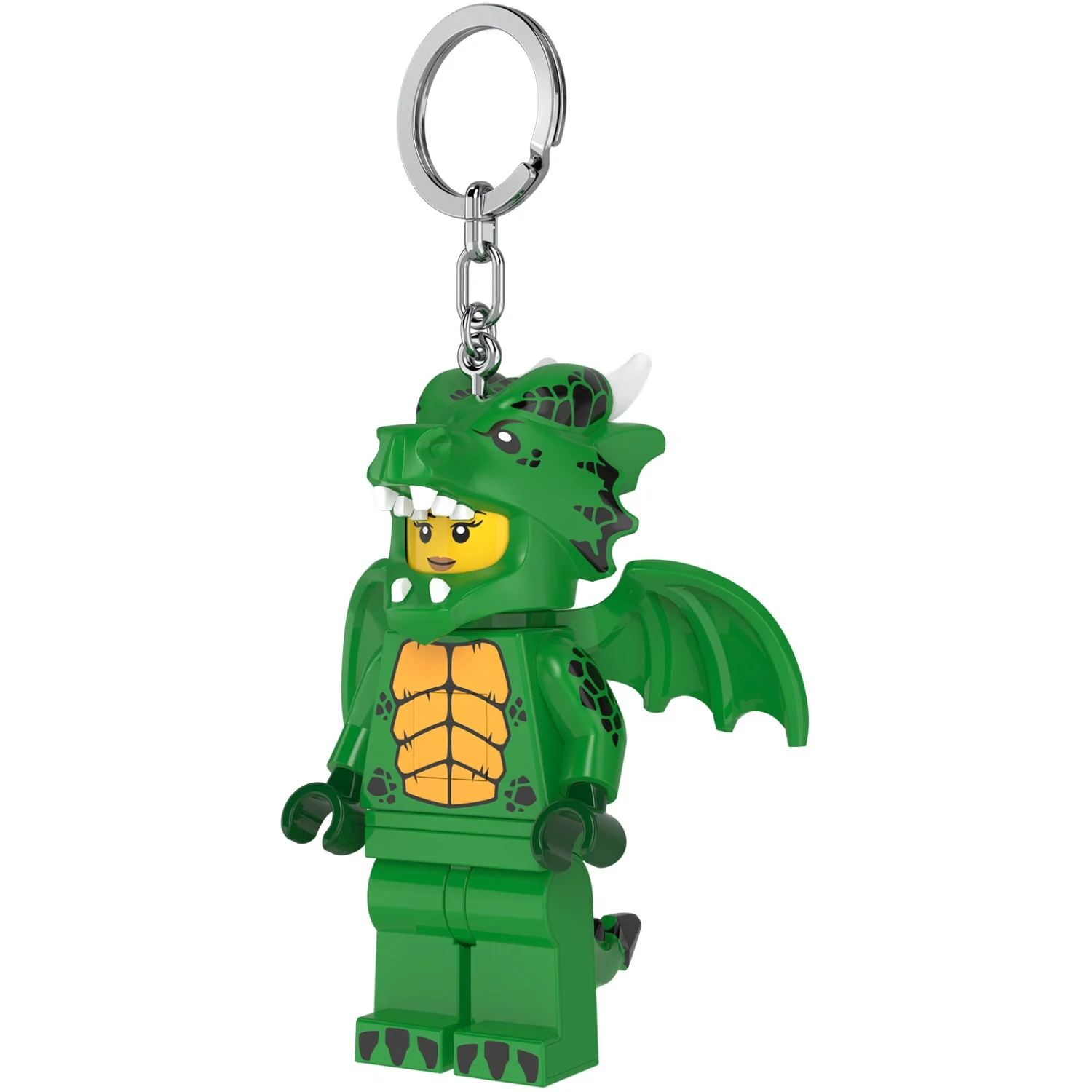 Euromic Lego® Minifigures™ Nøglering Med Lys Green Dragon Girl - Image 3