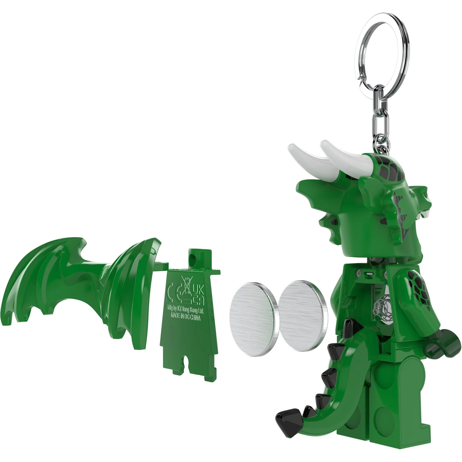 Euromic Lego® Minifigures™ Nøglering Med Lys Green Dragon Girl - Image 7