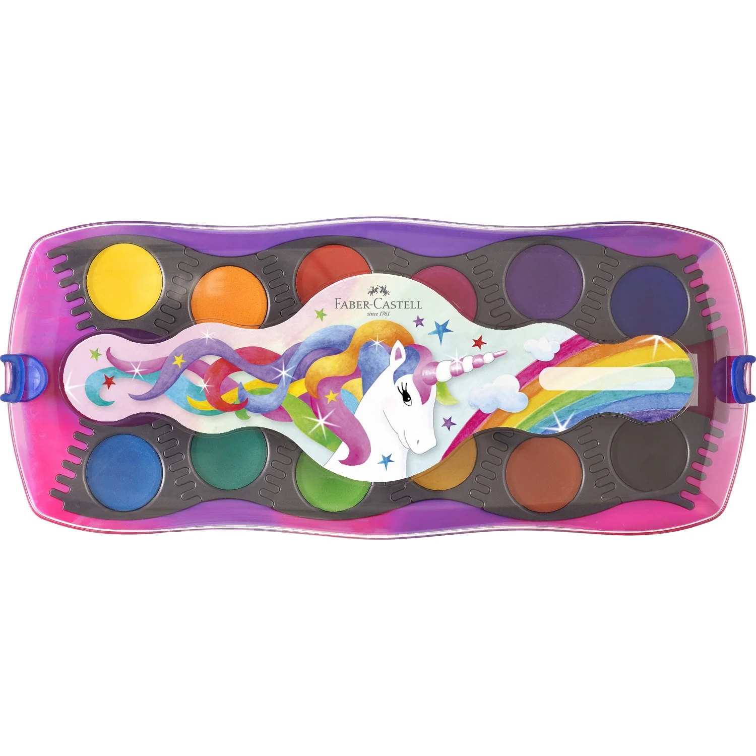 Faber-Castell Dækfarver Connector Unicorn 12 Ass Farver - Image 2
