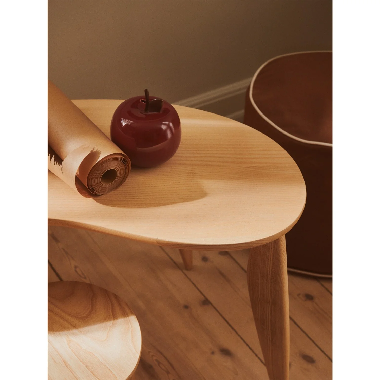 Ferm Living Natural Ash Feve Kids Taburet - Image 5