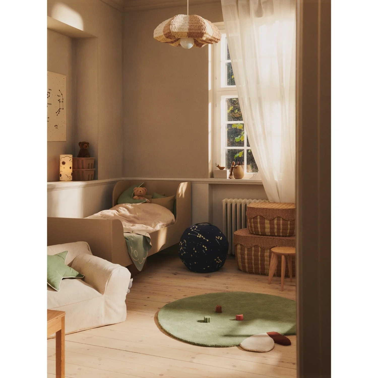 Ferm Living Natural/Off-white Rivan Opbevaringskurve 2 Pak - Image 3