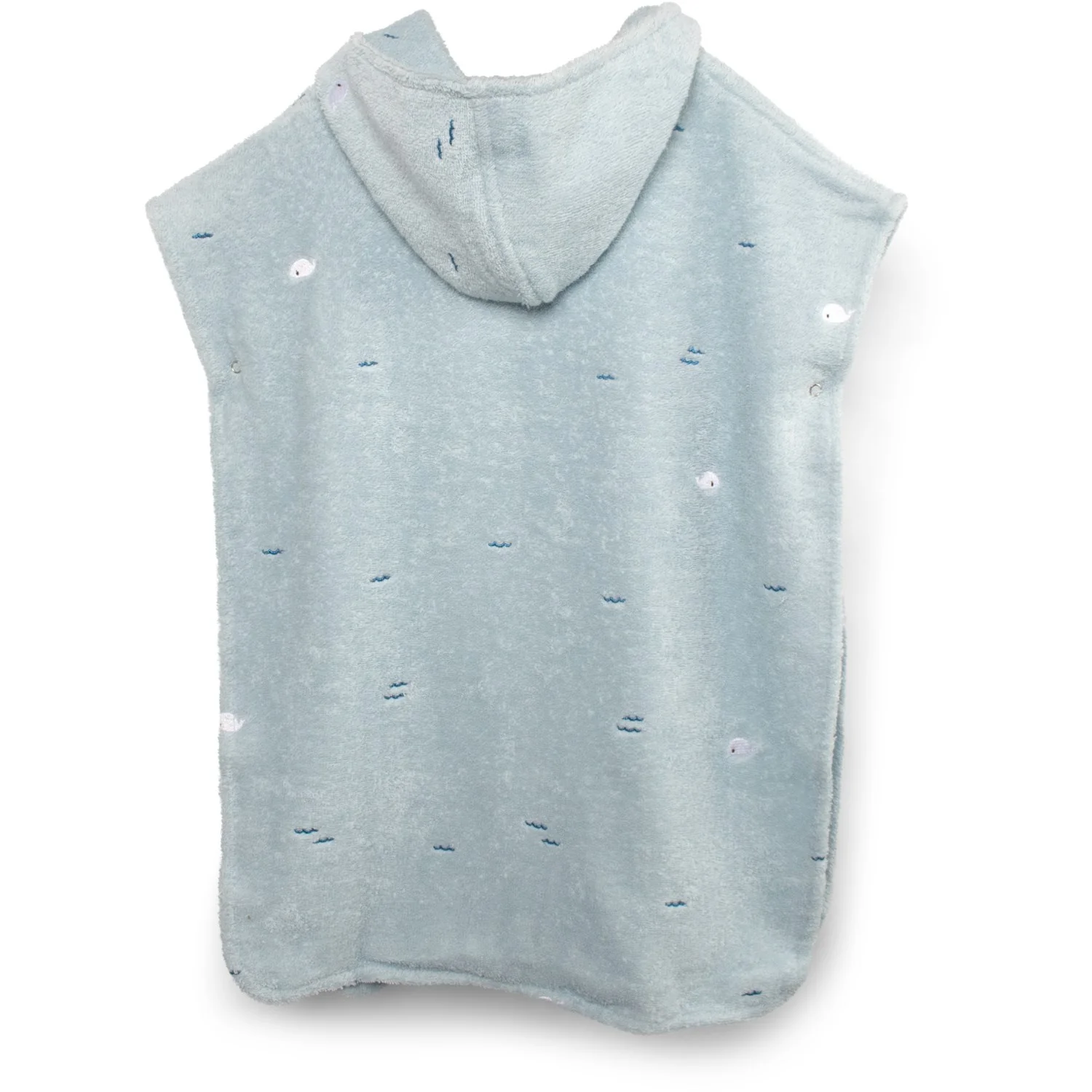 FILIBABBA Christian's Whale Tales Badeponcho Med Broderi GOTS - Image 5