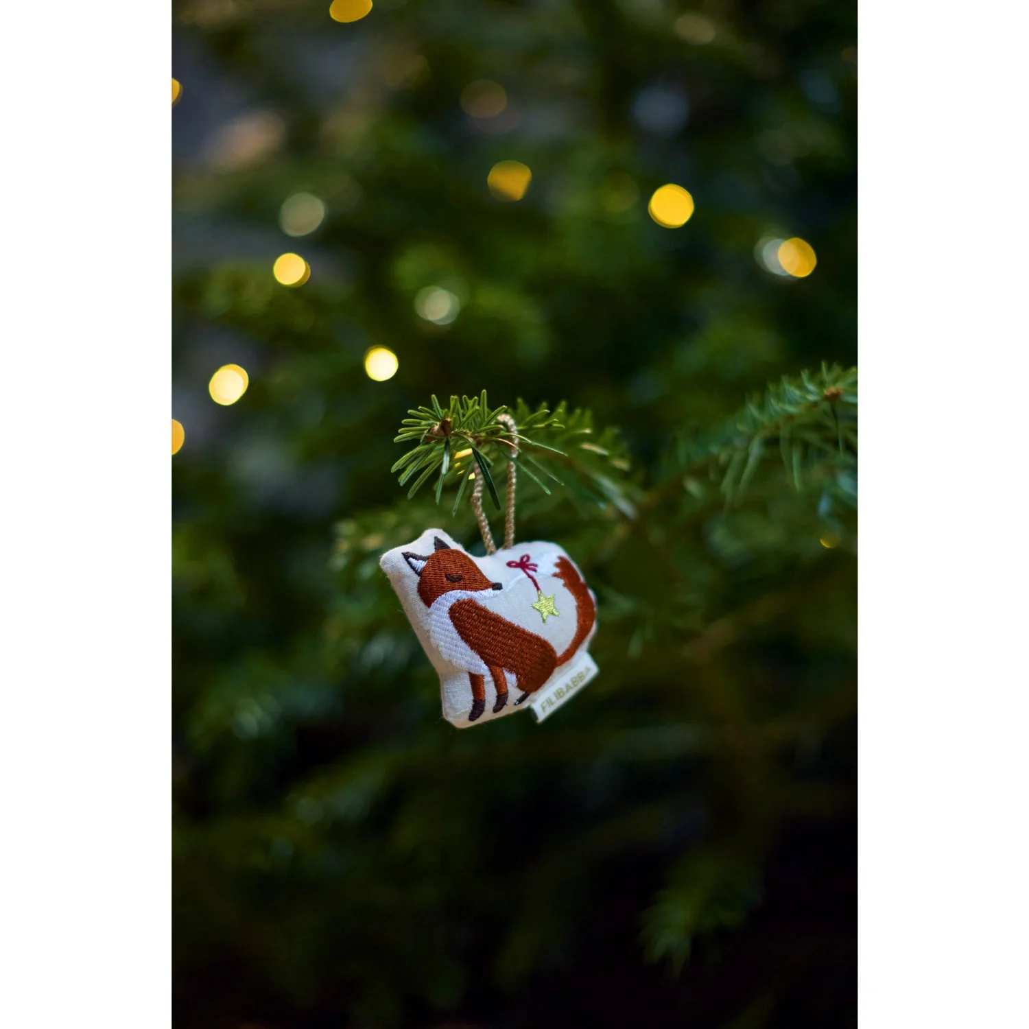FILIBABBA Forest Friends Embroidered Winter Decorations Wonderful Winter - Image 6