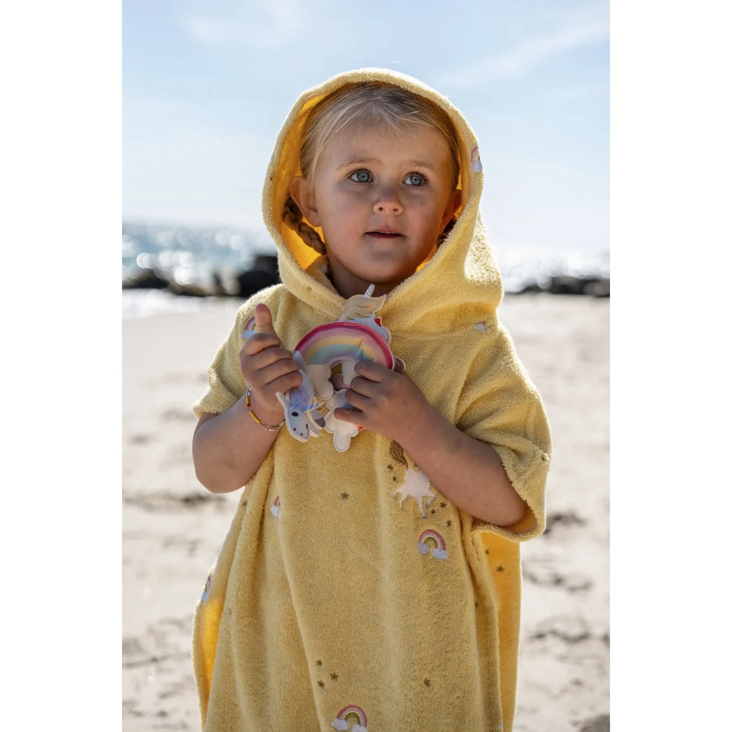 FILIBABBA Unicorn Shores Badeponcho Med Broderi GOTS - Image 2