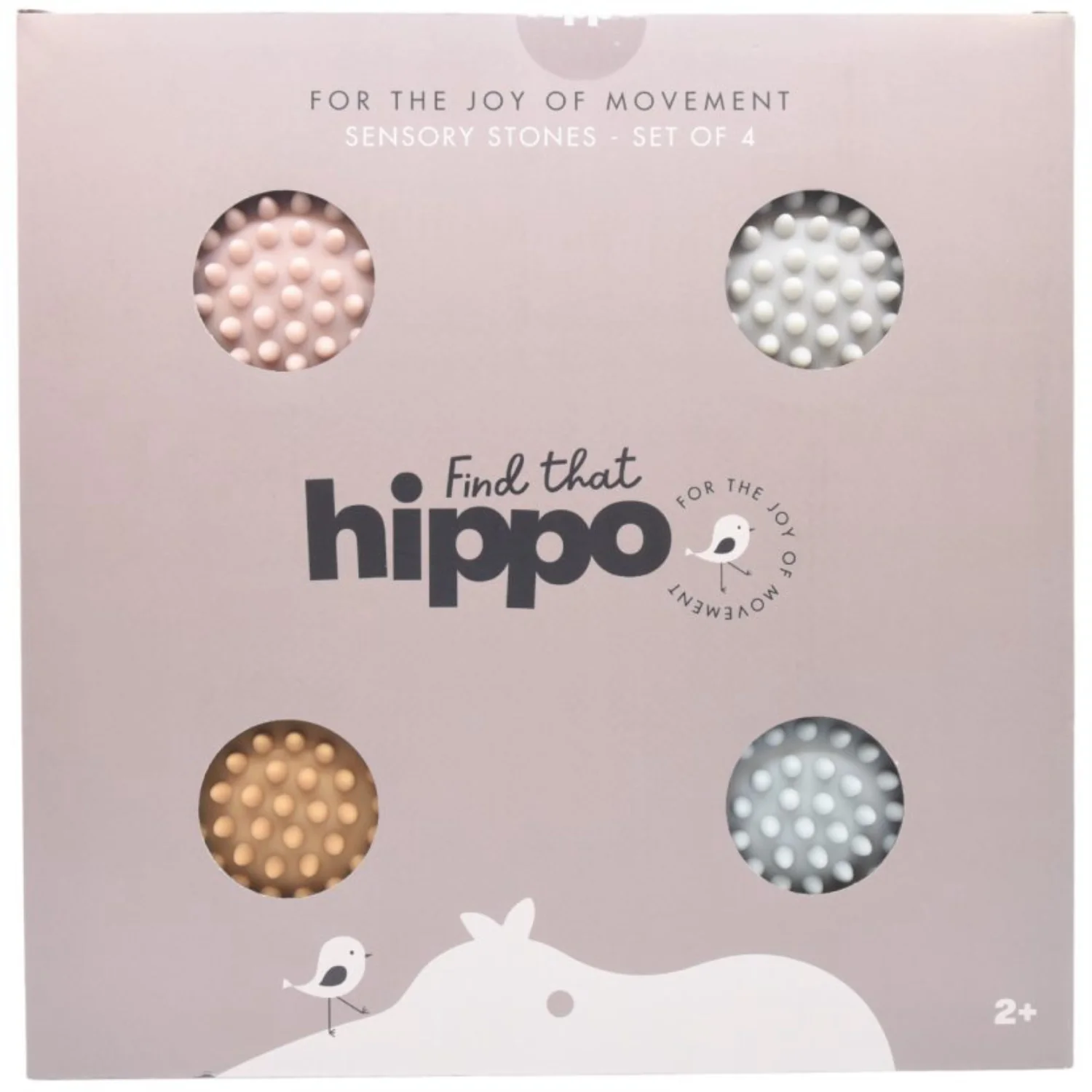 Find that Hippo Sansesten - Sæt Med 4 Stk., Model Sunrise - Image 2