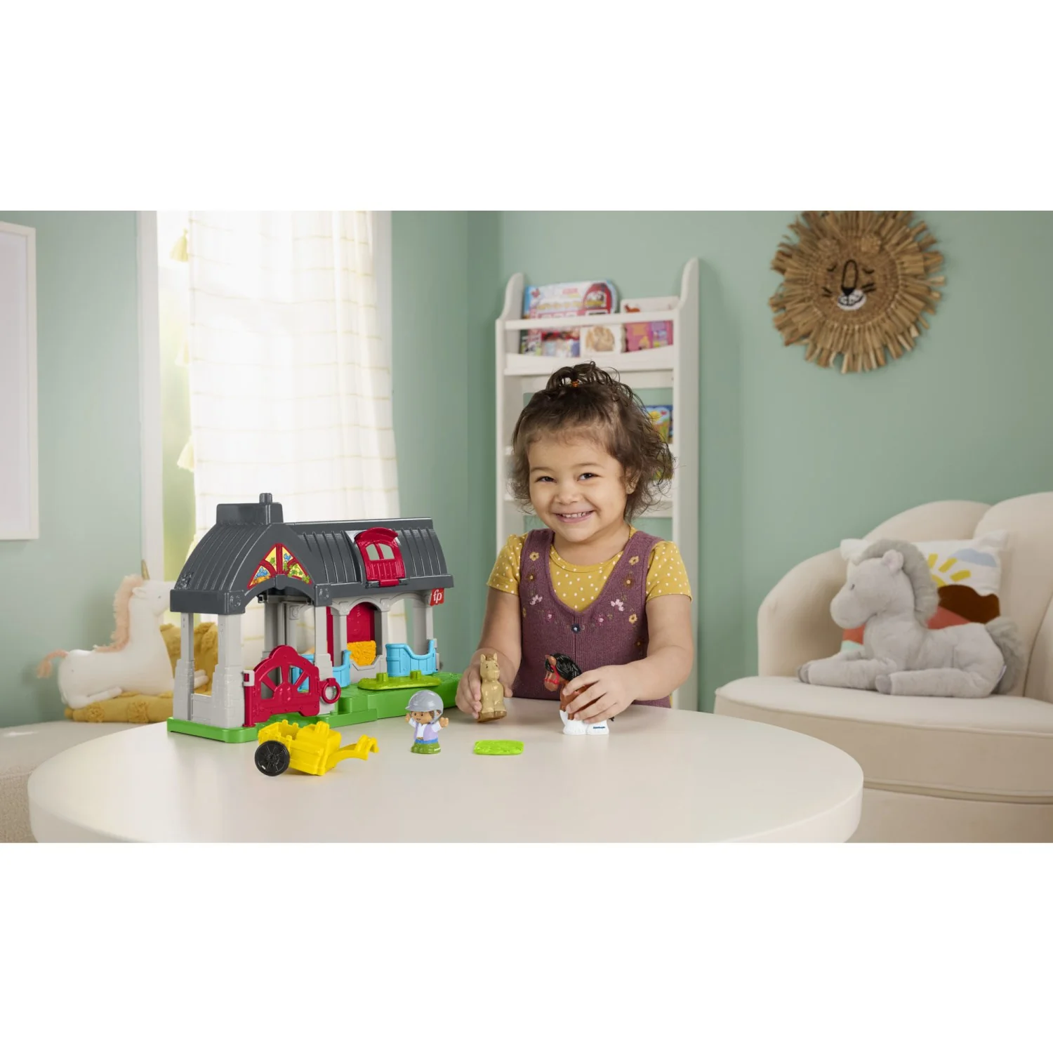 Fisher-Price® Little People Friendly Hestestald - Image 5