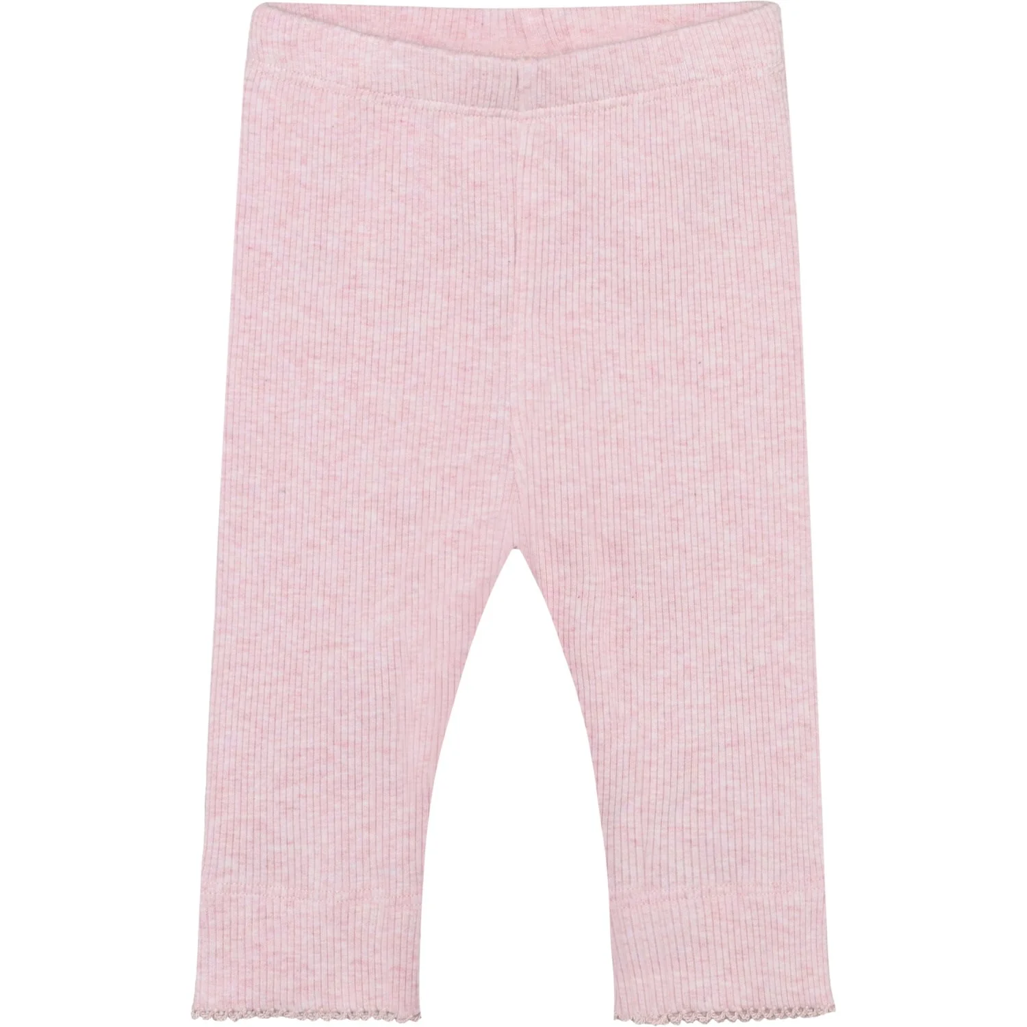 FIXONI Bleached Mauve Melange Leggings Melange Rib