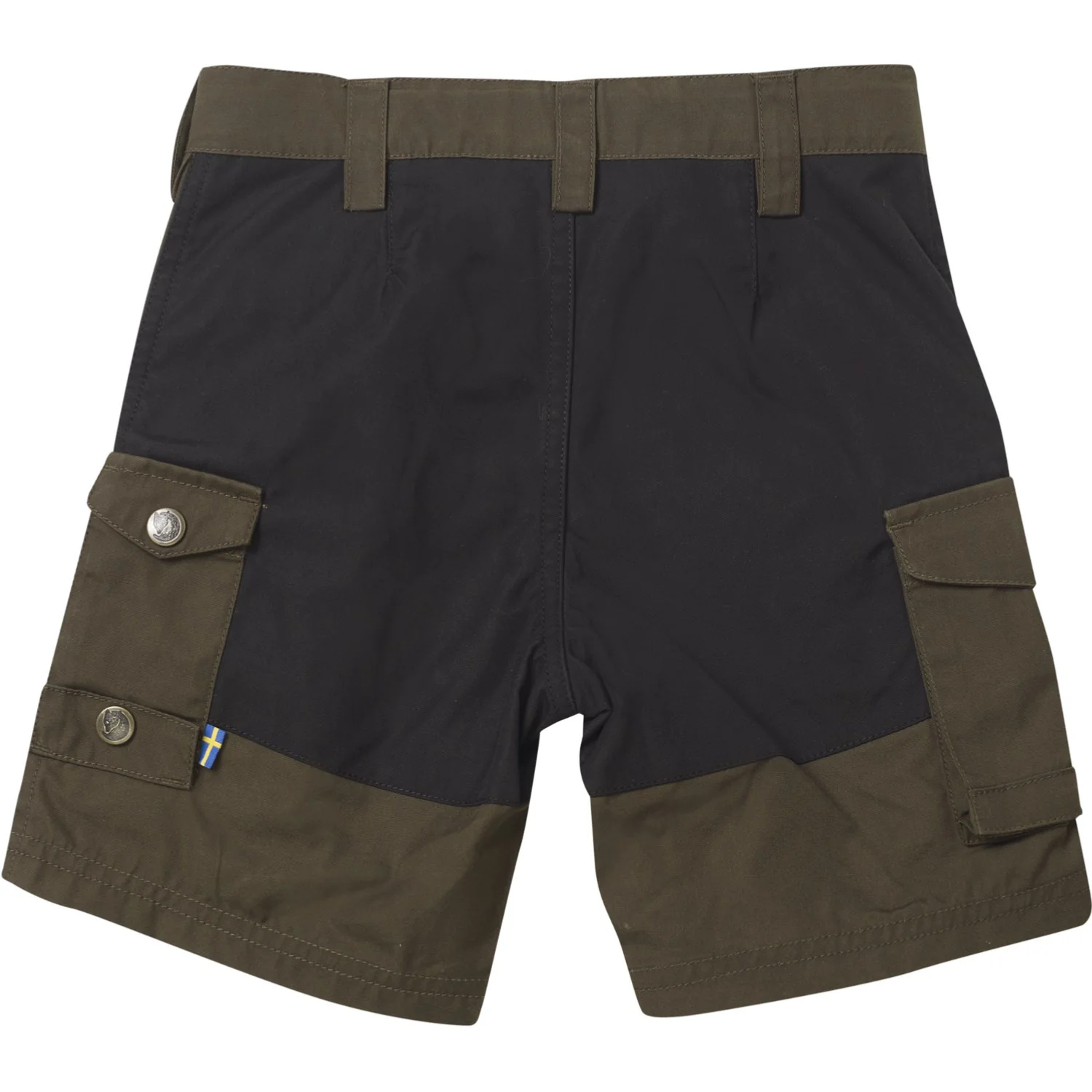 Fjällräven Dark Olive Kids Vidda Shorts - Image 2