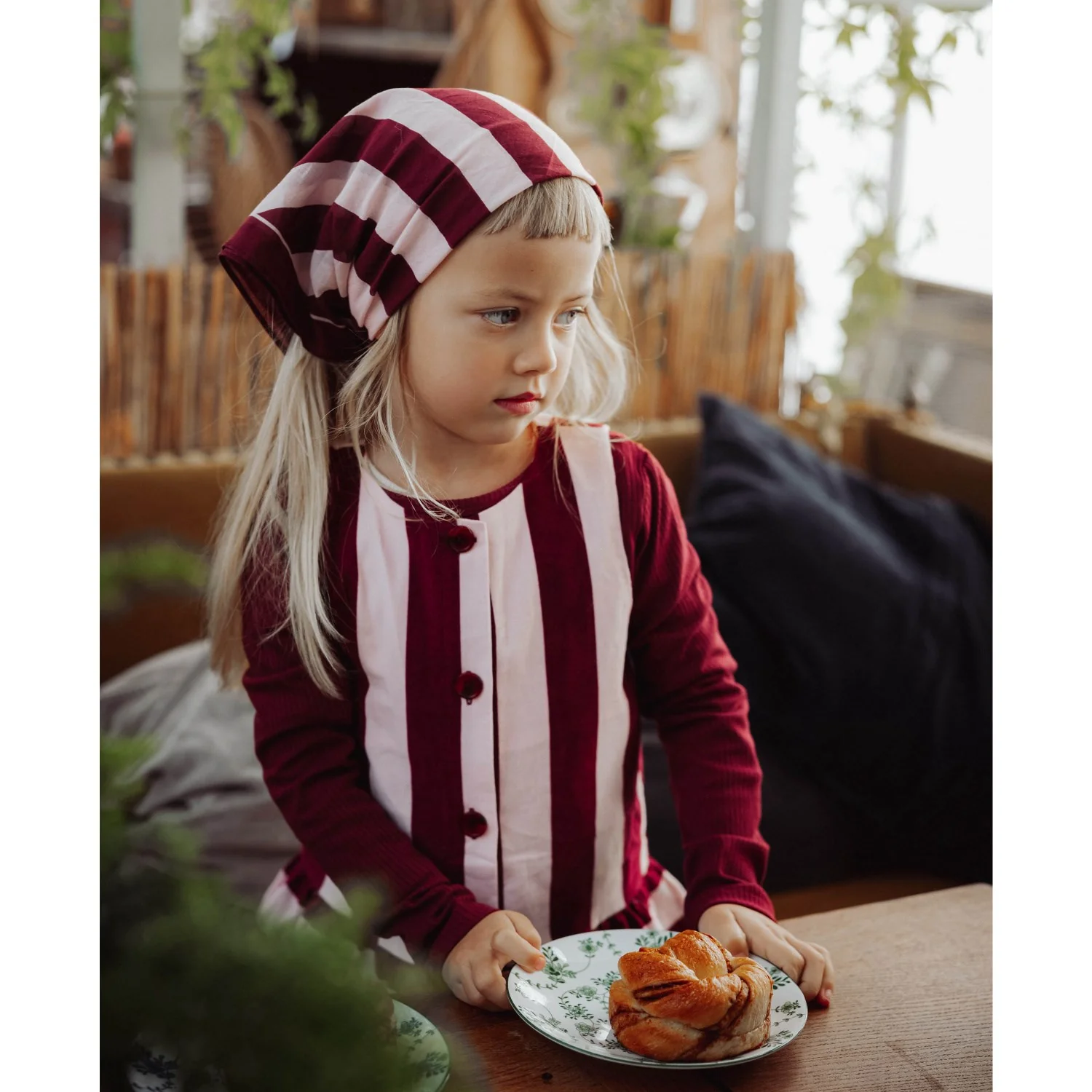 Fliink Burgendy Kenna Ls Bluse - Image 3