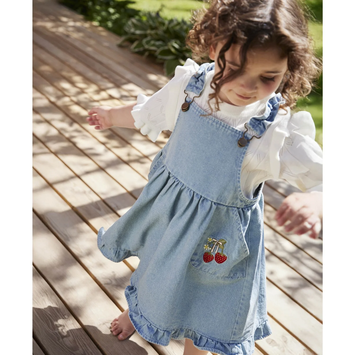 Fliink Light Denim Blue Don Embr Spencerdress - Image 2