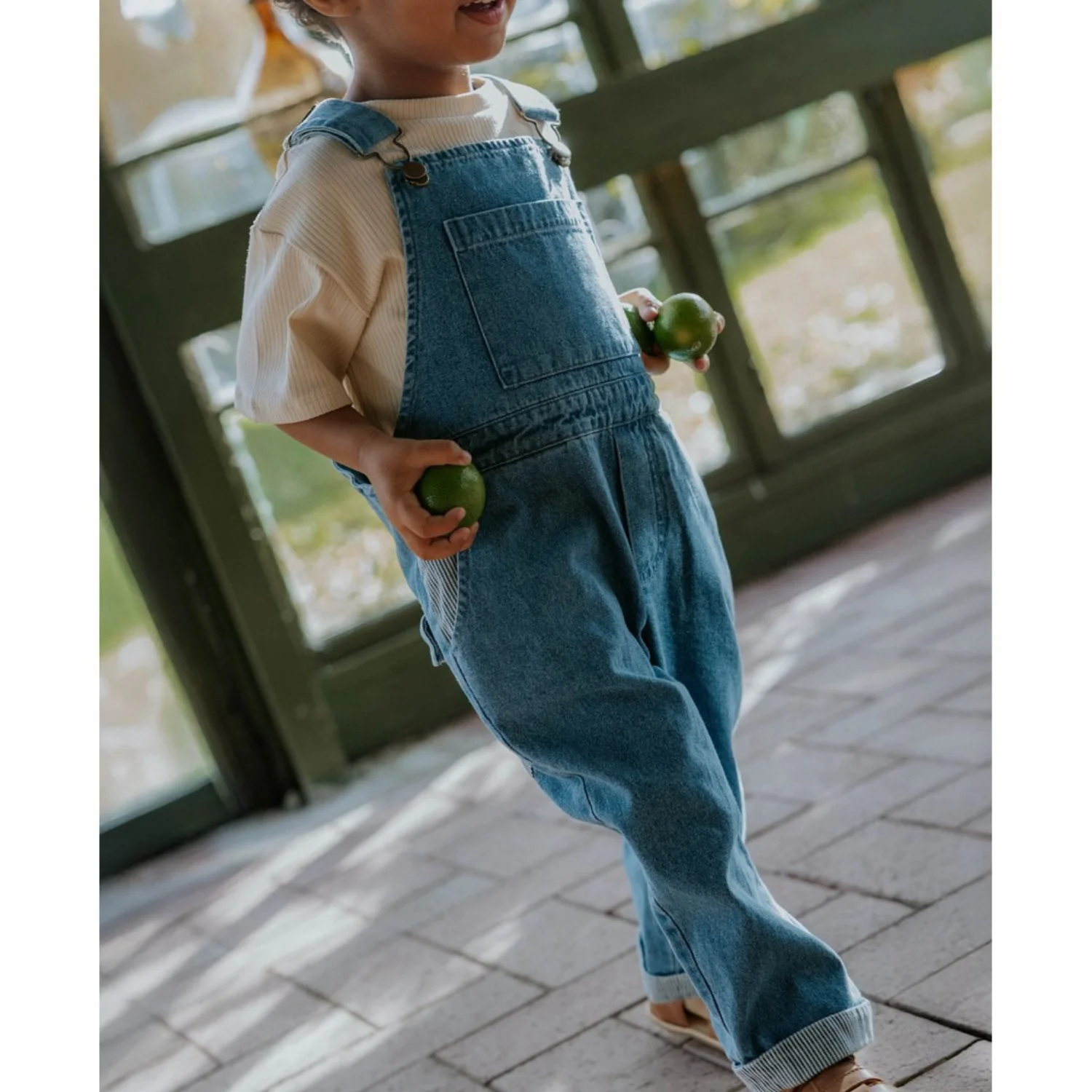Fliink Medium Denim Blue Don Contrast Overall - Image 4