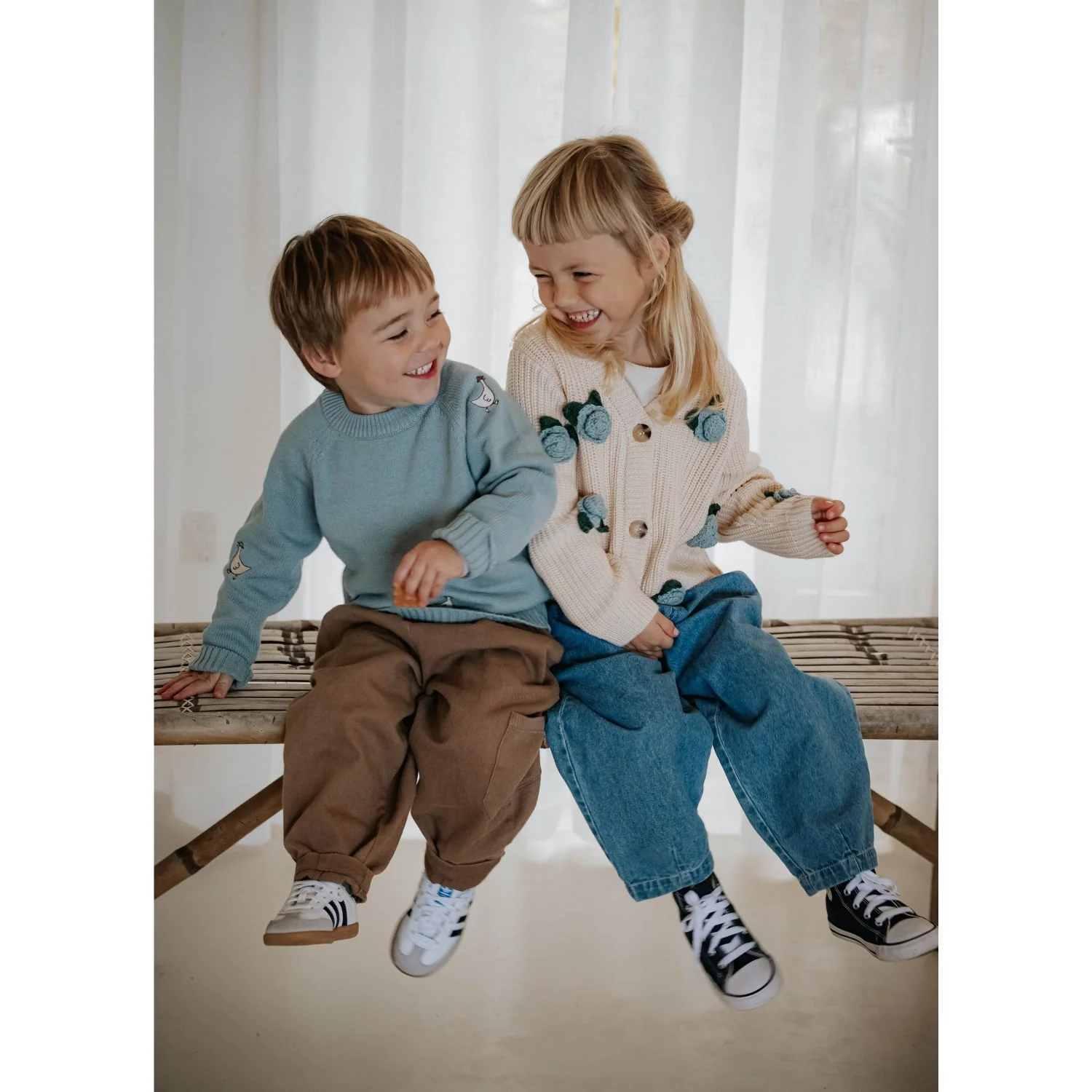 Fliink Sandshell Cool Flower Cardigan - Image 7