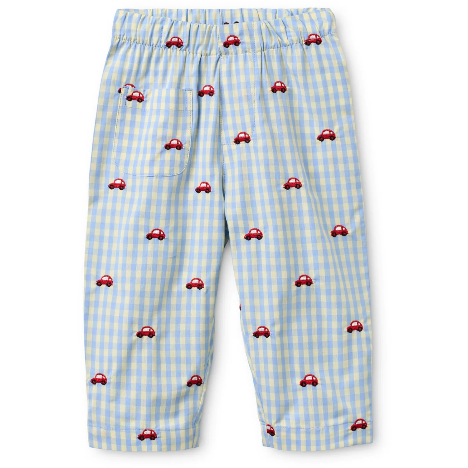 Flöss Blue Gingham Albert Bukser