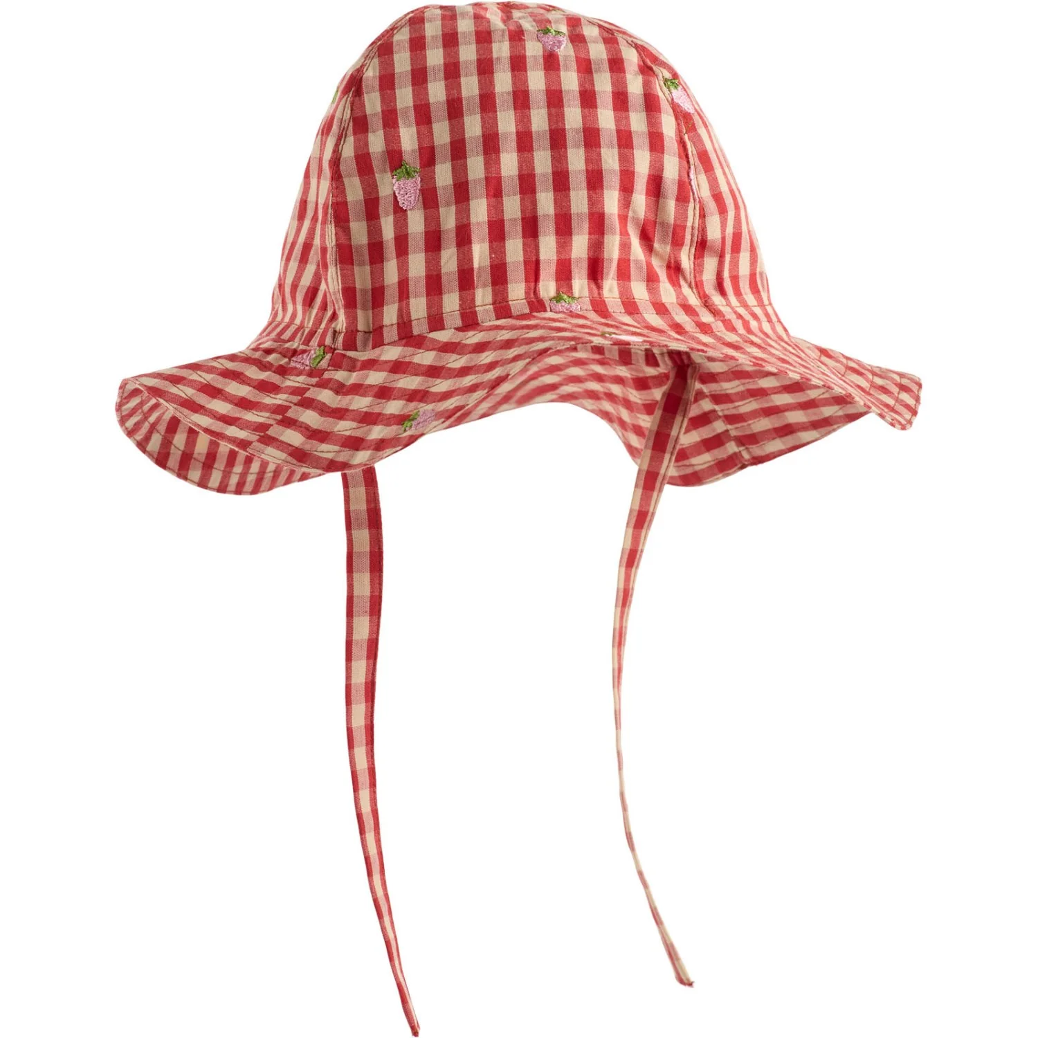Flöss Red-pink Berry Gingham Molly Pineberry Solhat