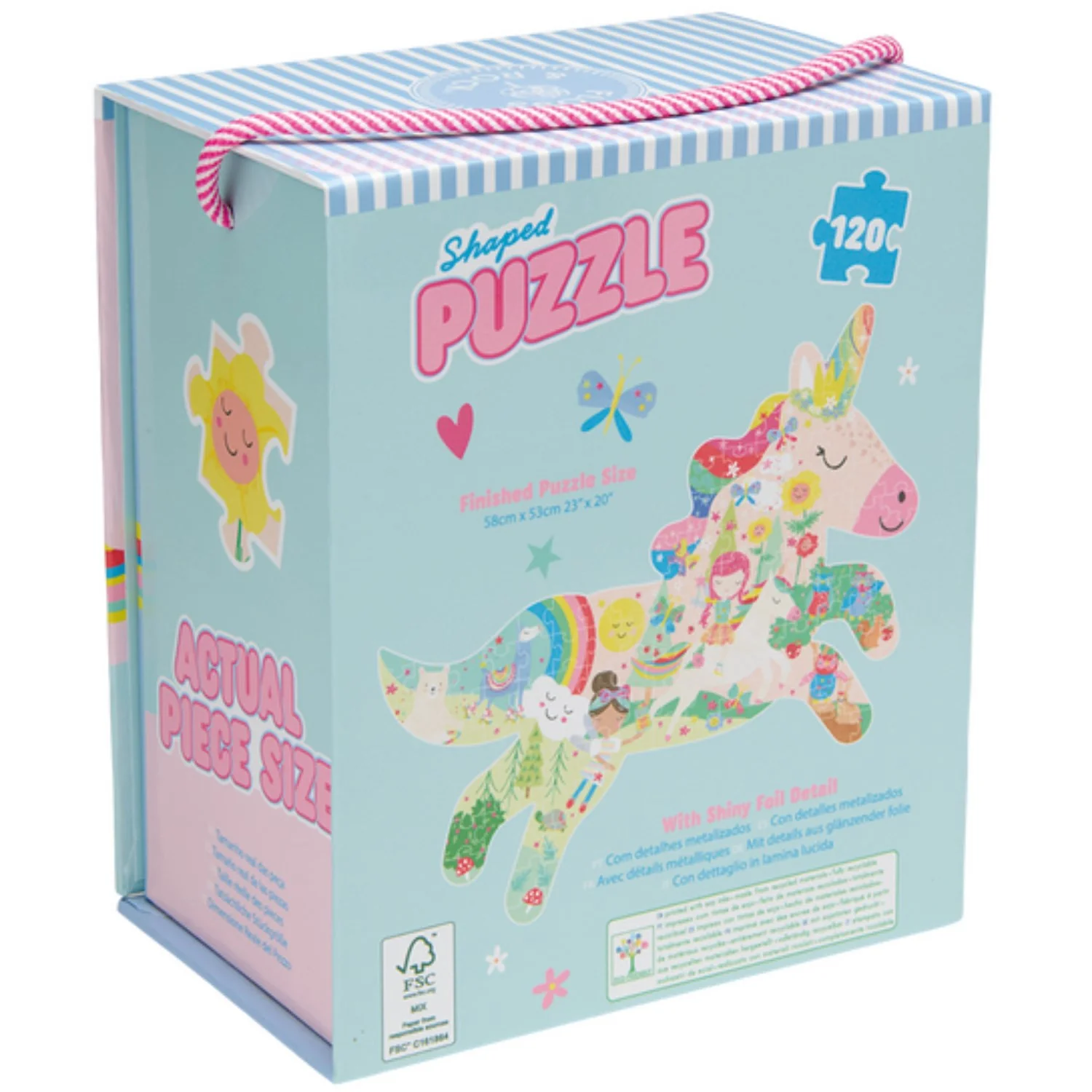 Floss & Rock Puslespil I Facon 120 Stk. - Rainbow Fe - Image 2
