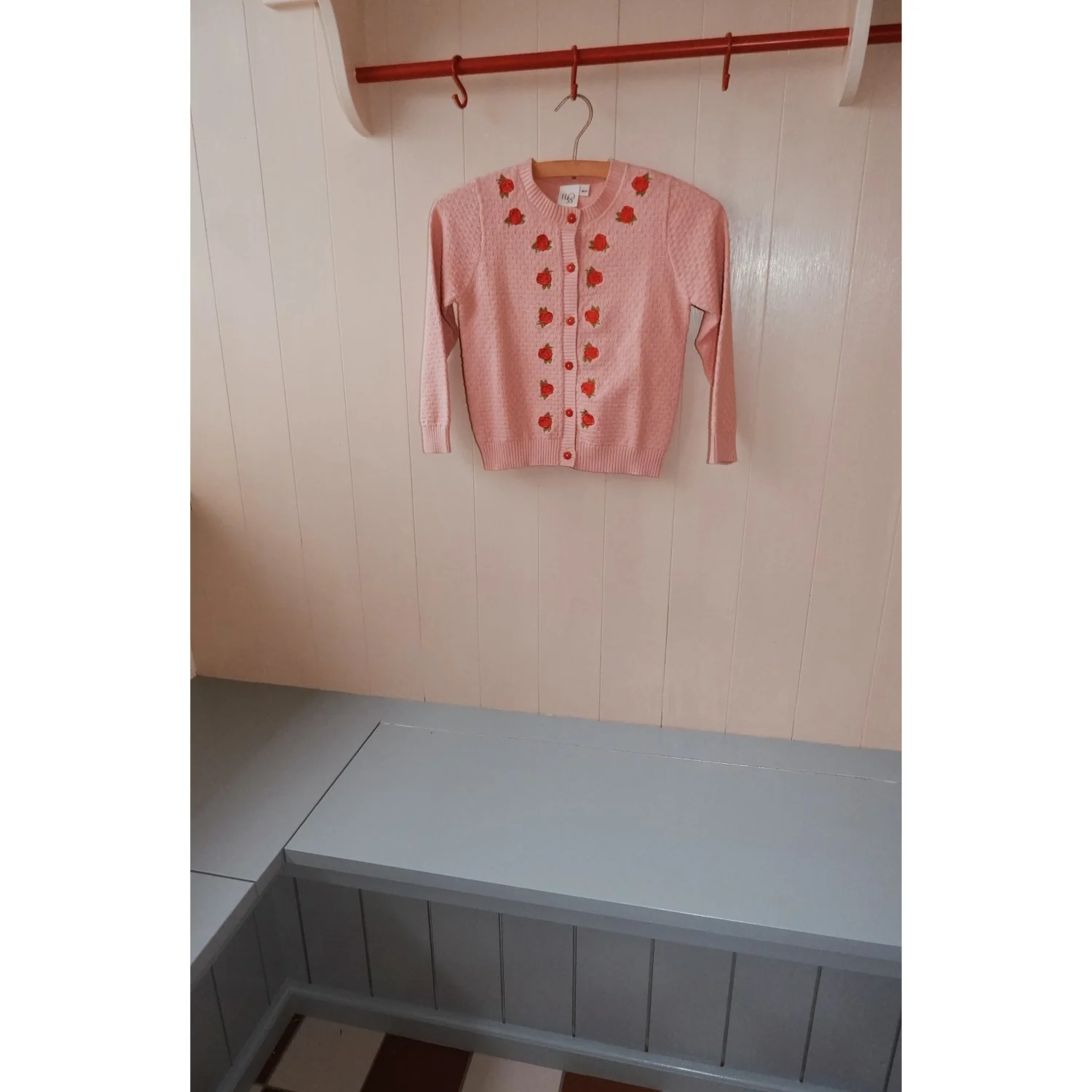 Flöss Warm Pink Aya Cardigan - Image 2