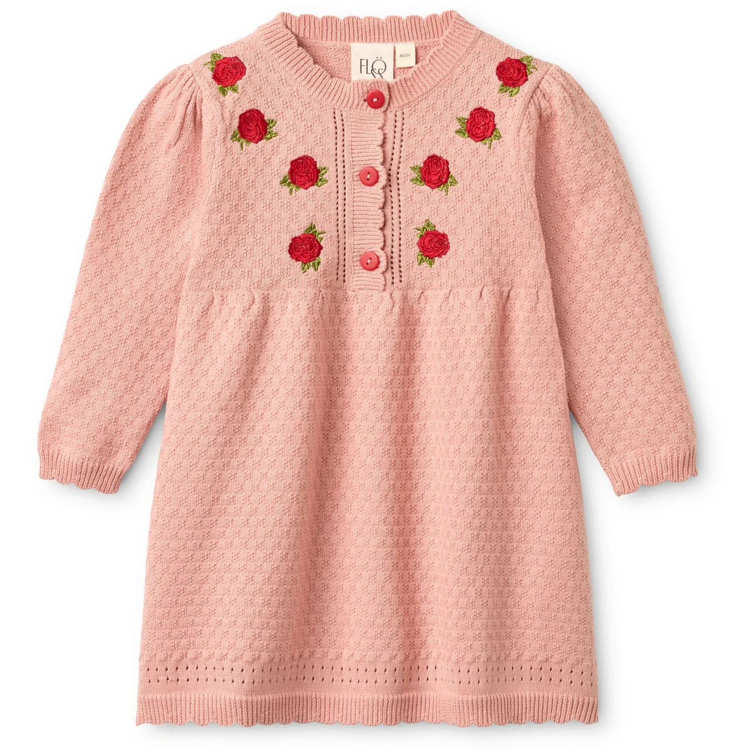 Flöss Warm Pink Aya Kjole