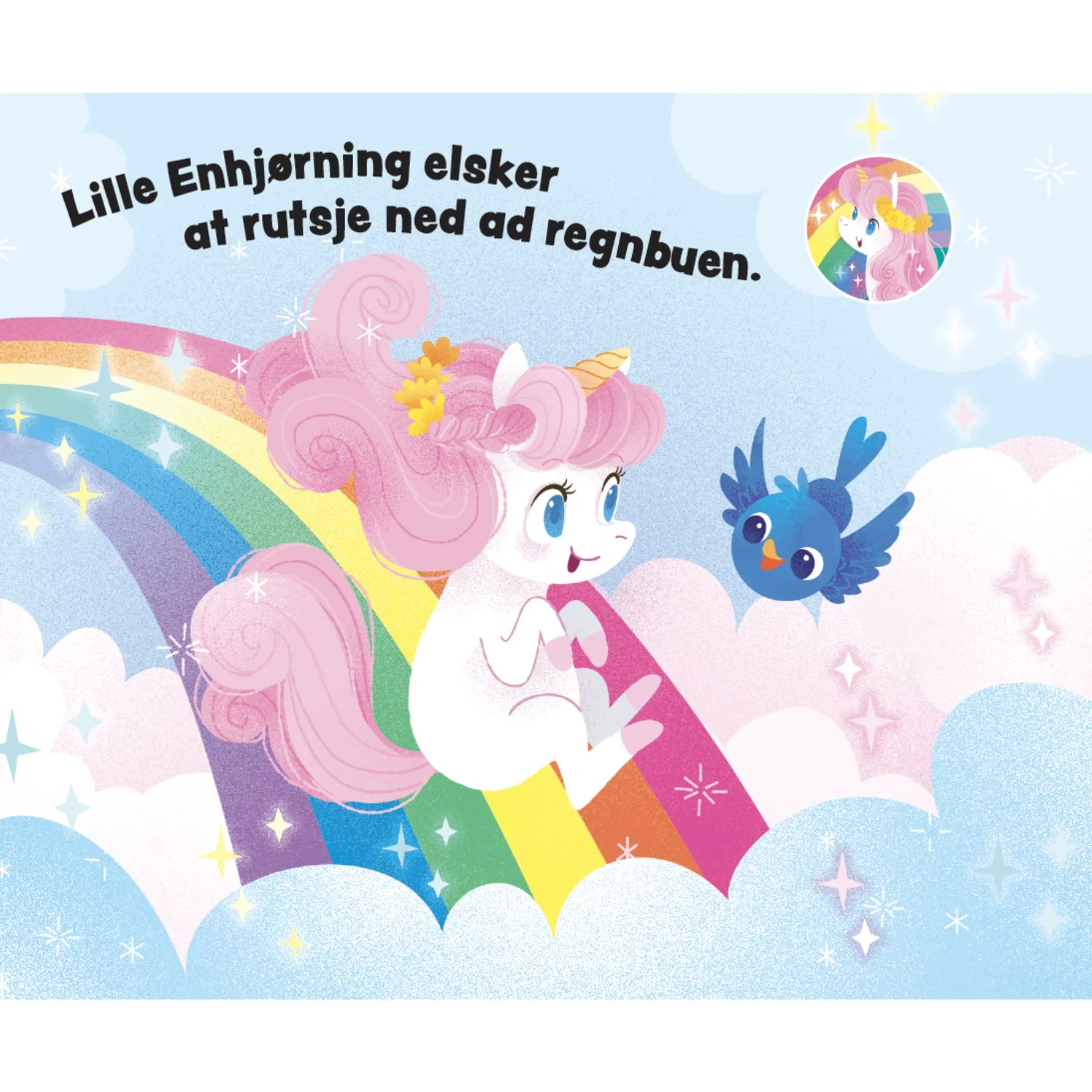 Forlaget Tukan Papbog Med Håndtag: Lille Søde Enhjørning - Image 3