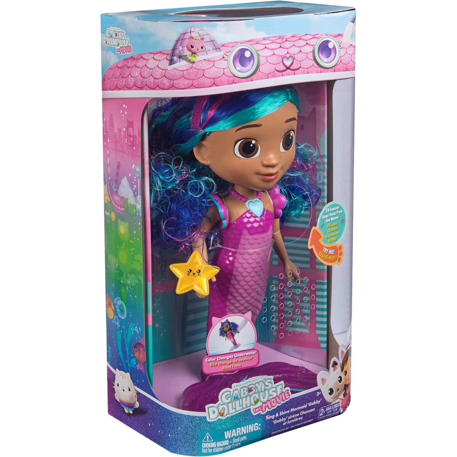 Gabby's Dollhouse Film Syng & Shine Havfrue Gabby 36 Cm - Image 6