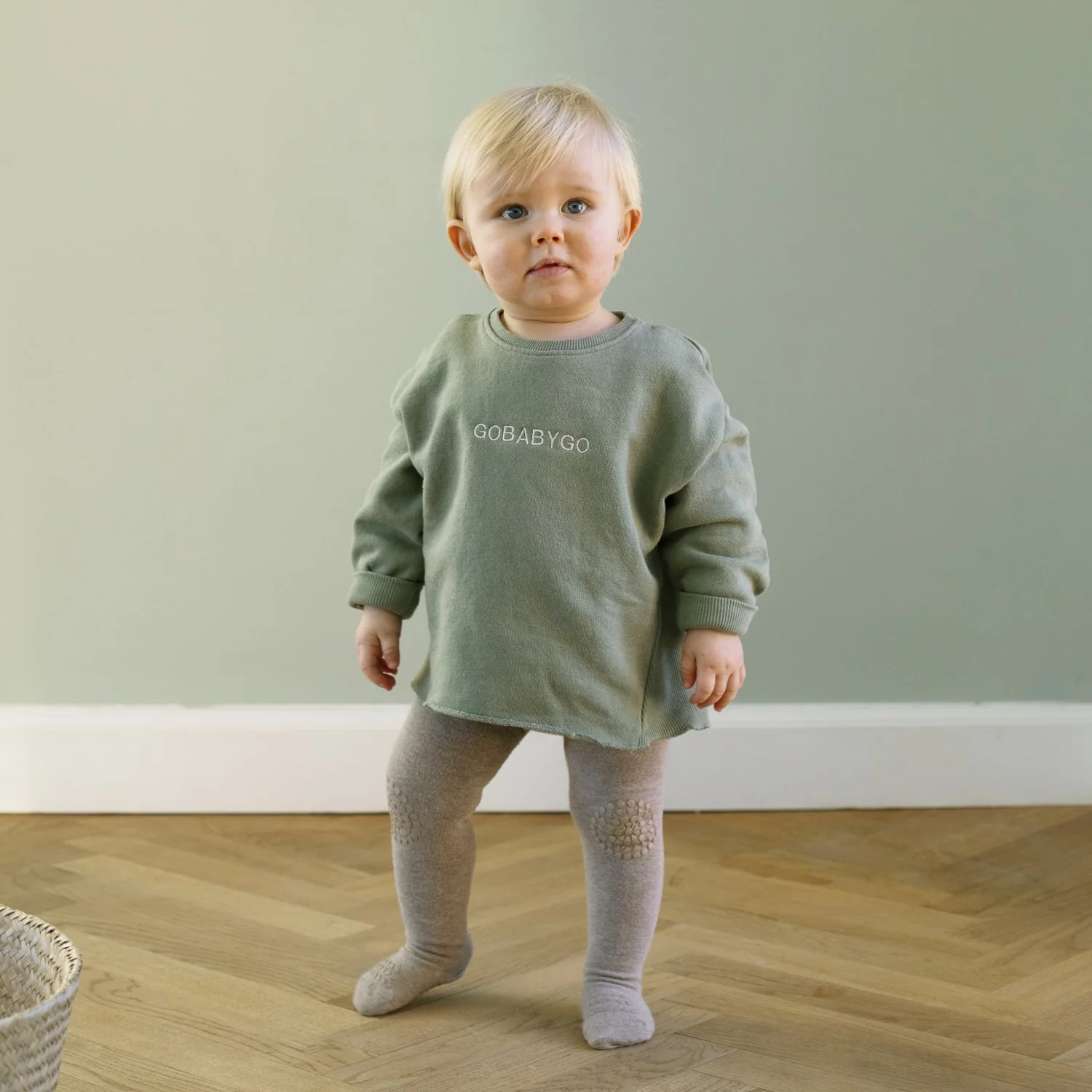 Gobabygo Sand Crawling Strømpebukser Organic Bomuld - Image 9