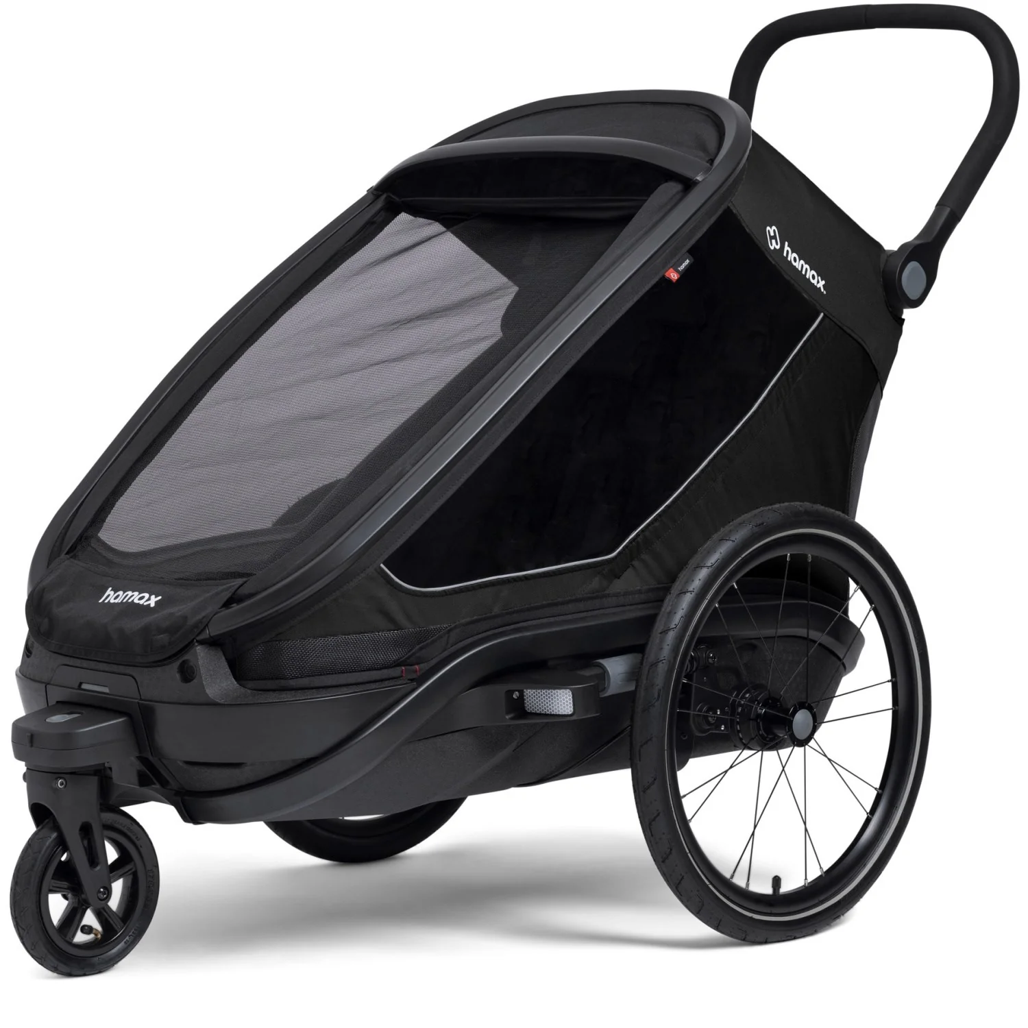 Hamax Cykelanhænger Outback Next Enkelt Black - Image 5