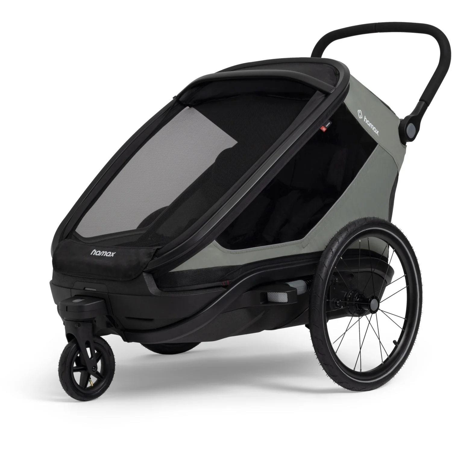 Hamax Cykelanhænger Outback Next Dobbelt Green/Black - Image 14