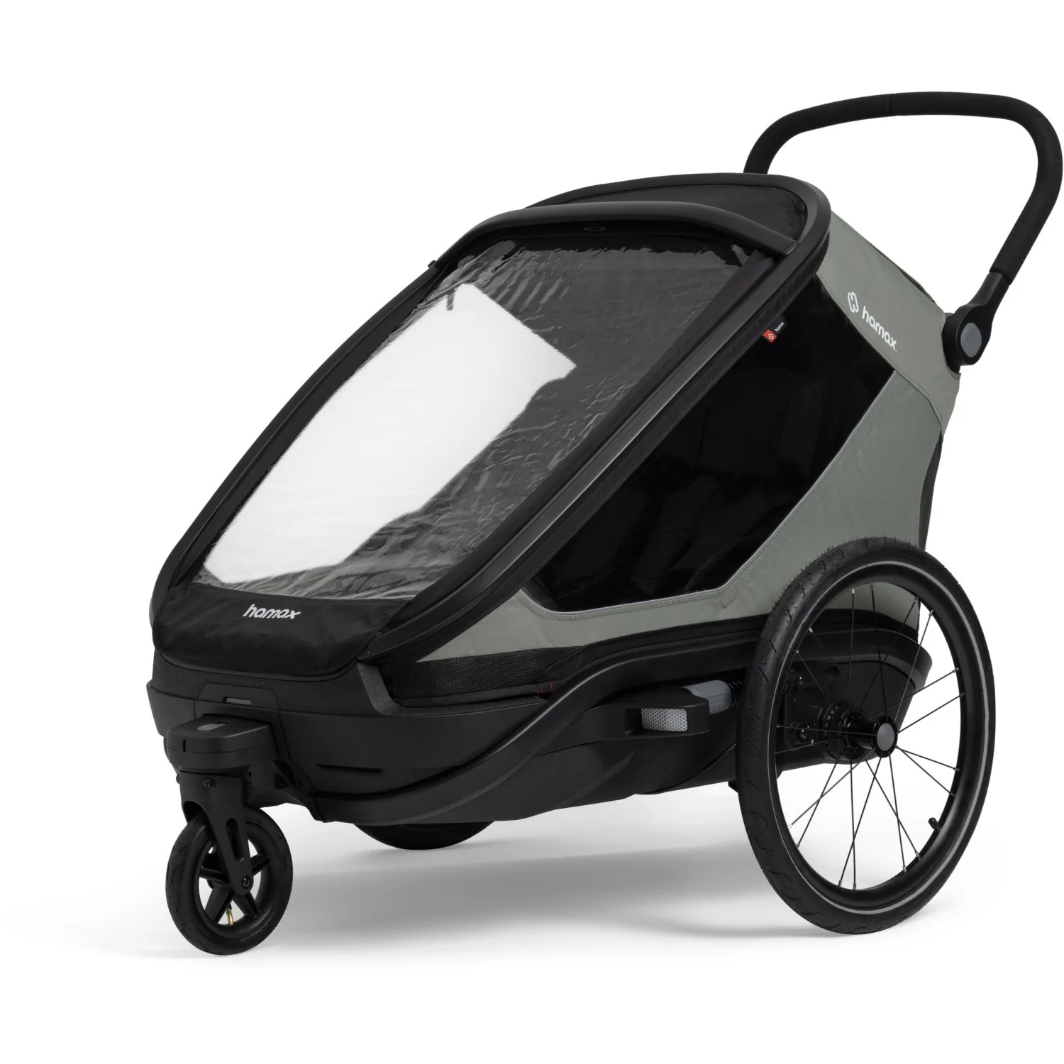 Hamax Cykelanhænger Outback Next Dobbelt Green/Black - Image 16