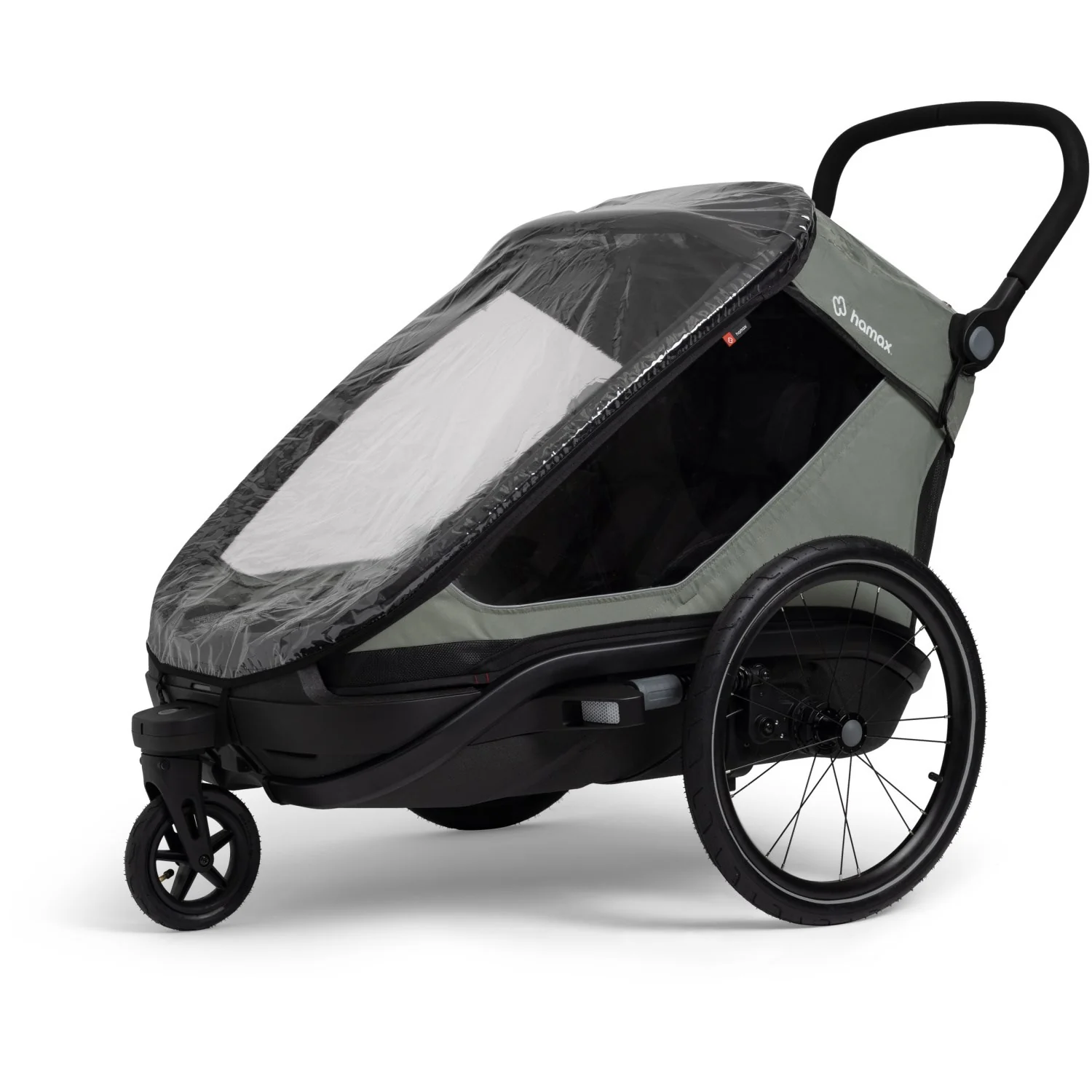 Hamax Cykelanhænger Outback Next Dobbelt Green/Black - Image 19
