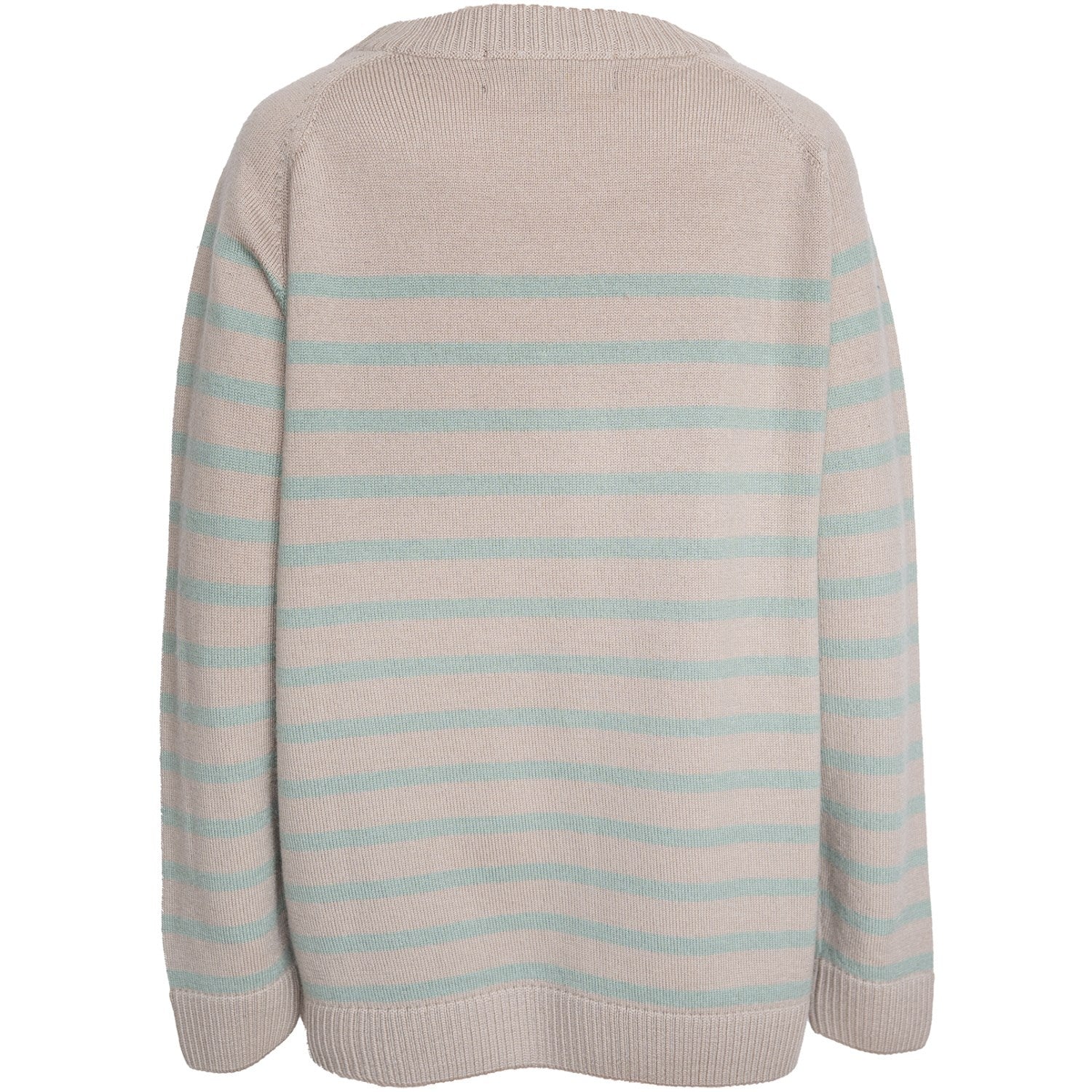 Hanevild Cream Oatmeal Bertil Bluse, Merino Uld - Image 9
